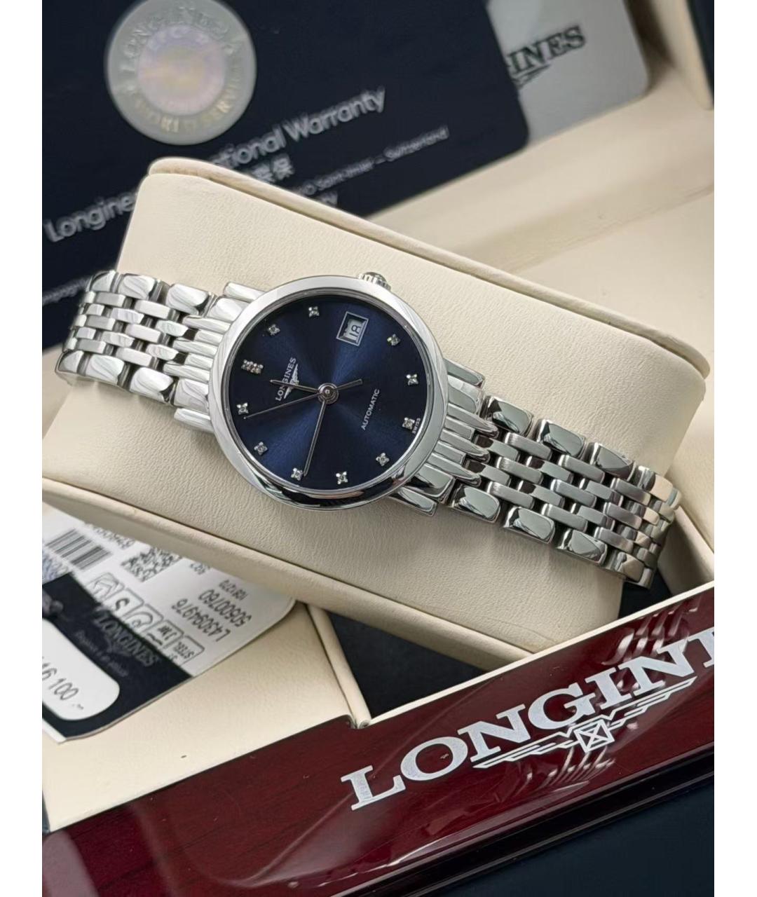 LONGINES Серебряные часы, фото 3
