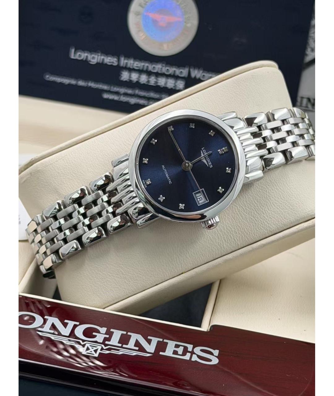 LONGINES Серебряные часы, фото 2