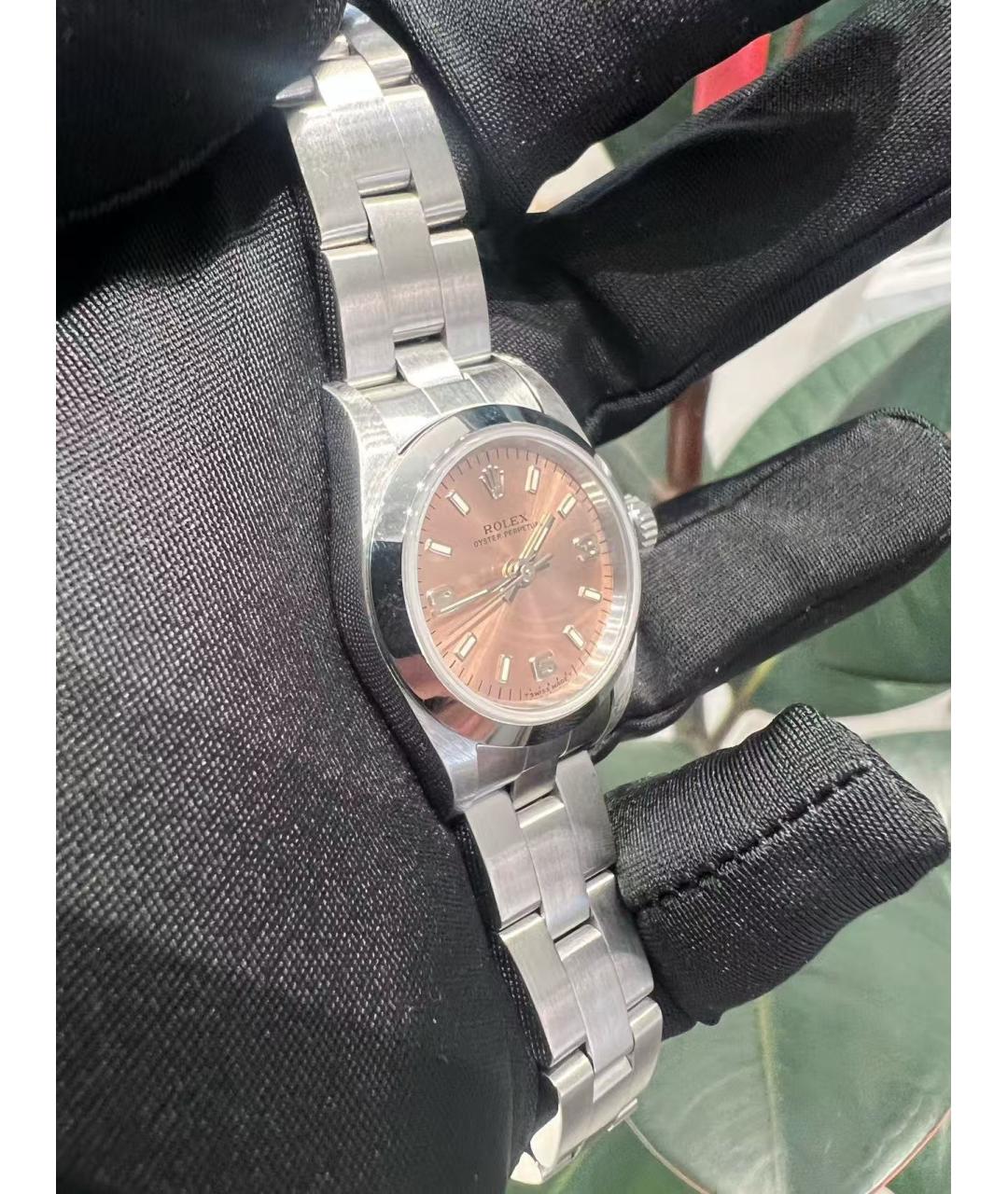 ROLEX Серебряные часы, фото 4