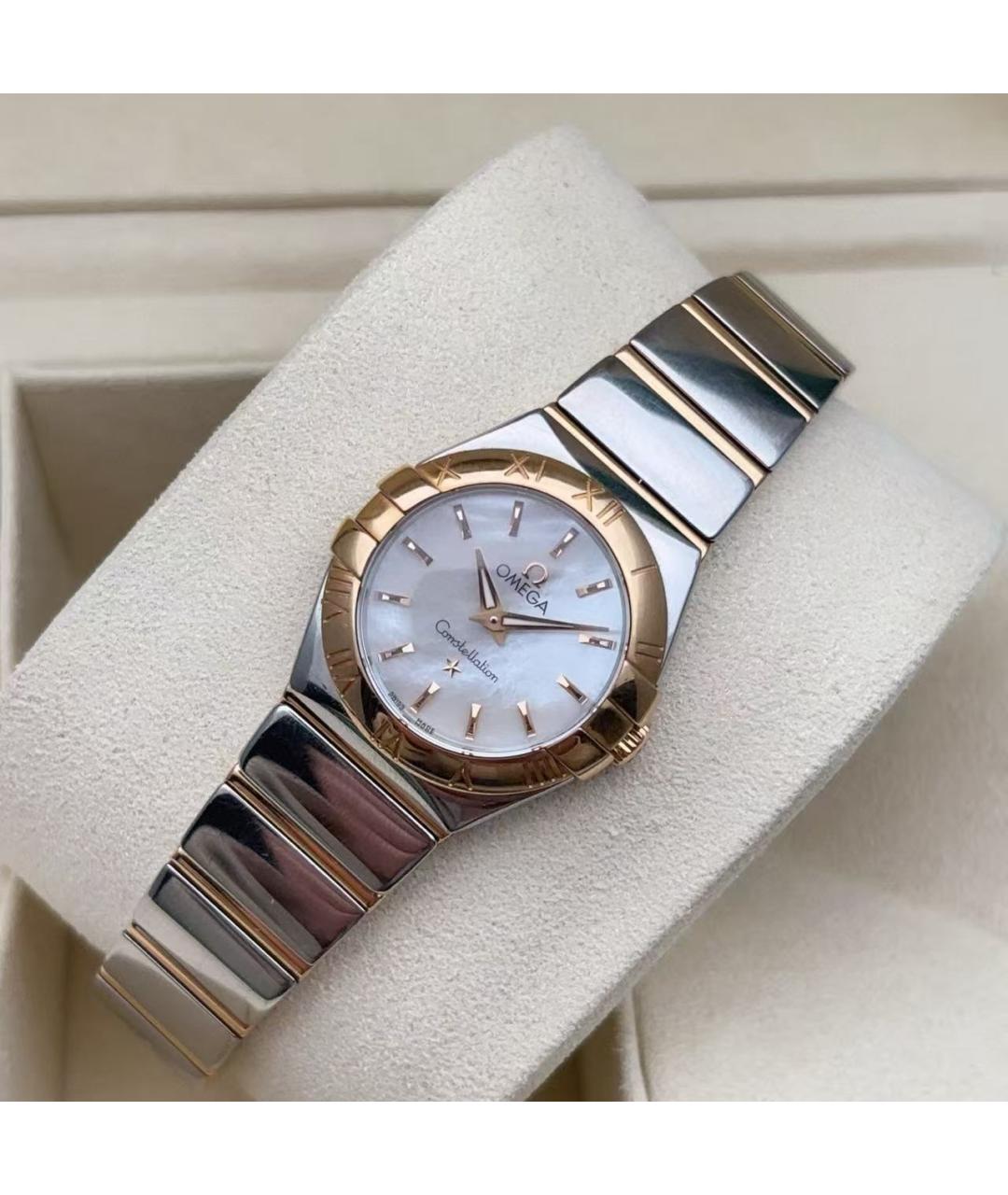 OMEGA Серебряные часы, фото 5
