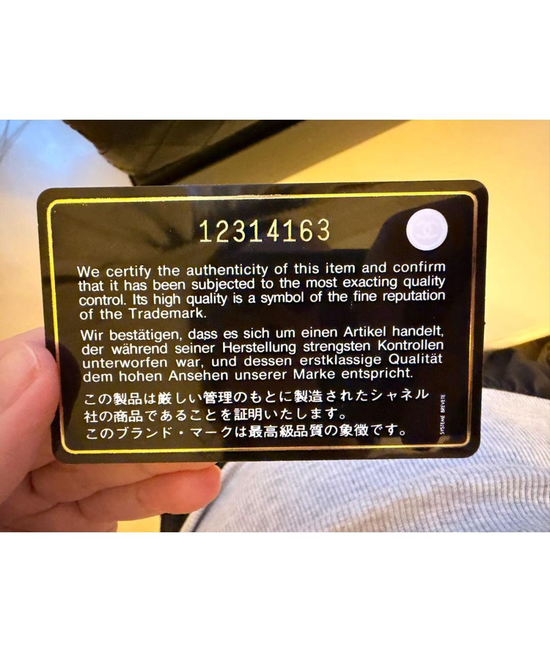 CHANEL Черная кожаная сумка через плечо, фото 5