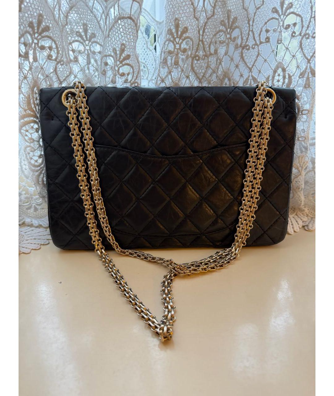 CHANEL Черная кожаная сумка через плечо, фото 3