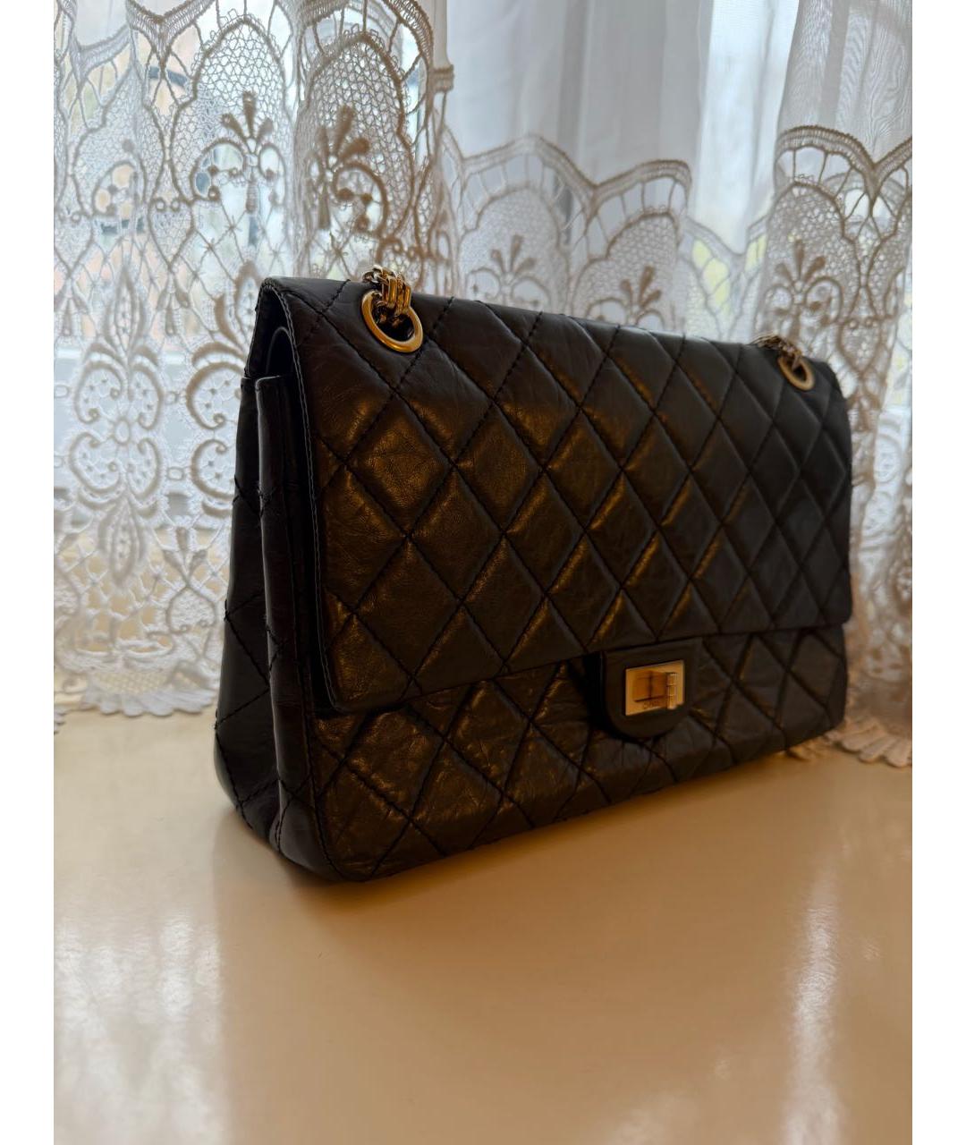 CHANEL Черная кожаная сумка через плечо, фото 2