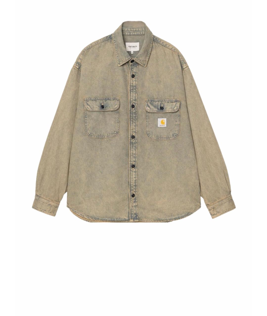 CARHARTT WIP Голубая хлопковая кэжуал рубашка, фото 1