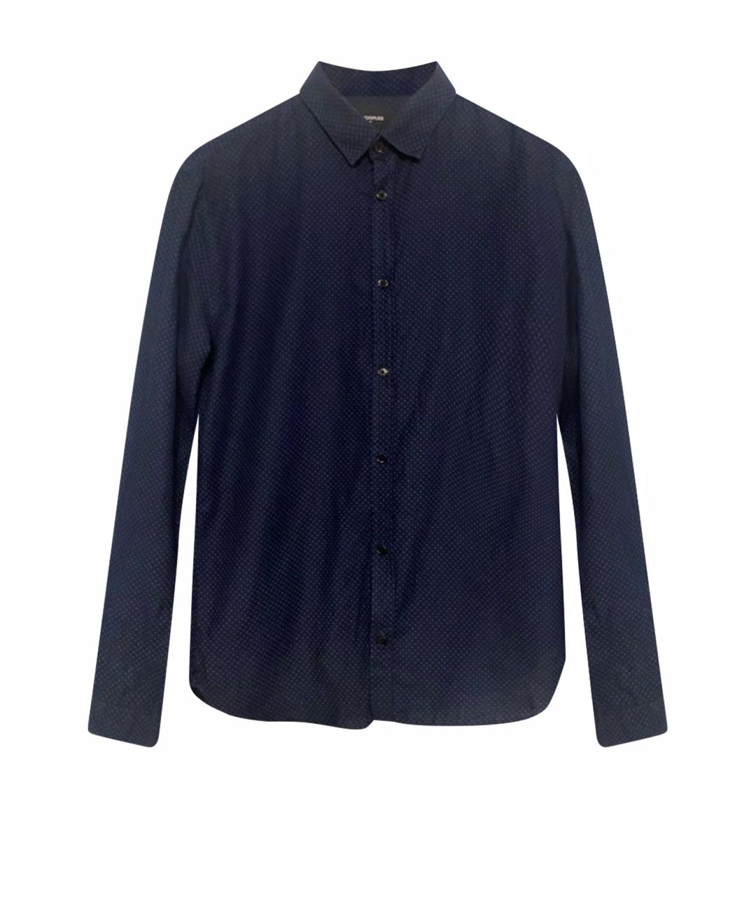 THE KOOPLES Синяя хлопковая классическая рубашка, фото 1