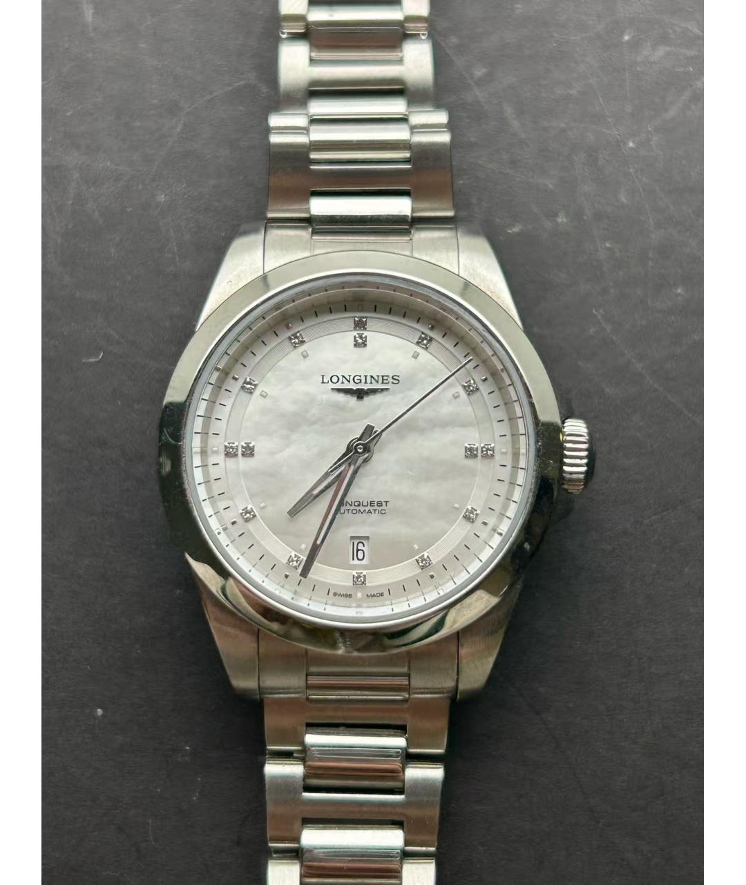 LONGINES Серебряные часы, фото 2