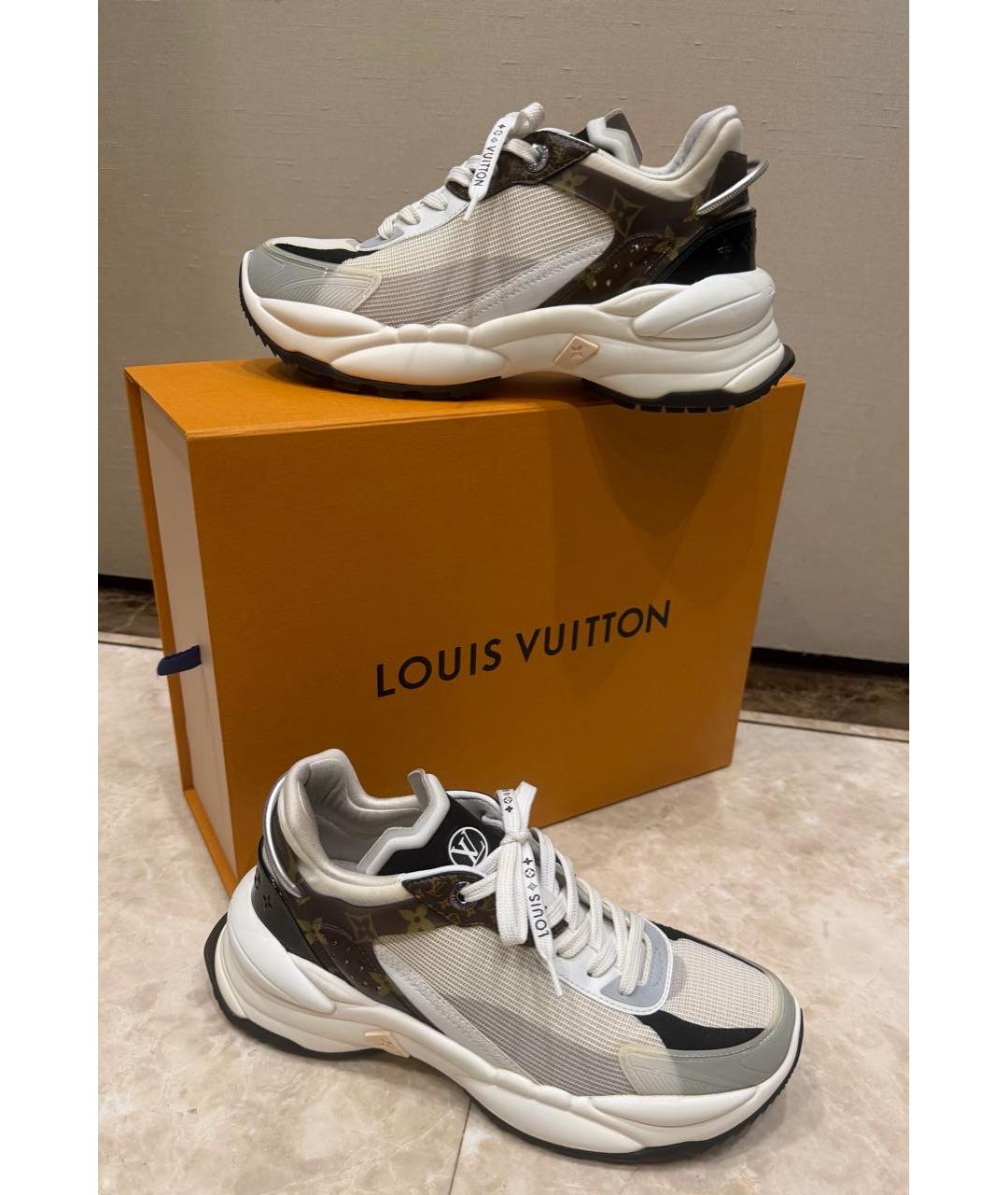 LOUIS VUITTON Белые кроссовки, фото 9