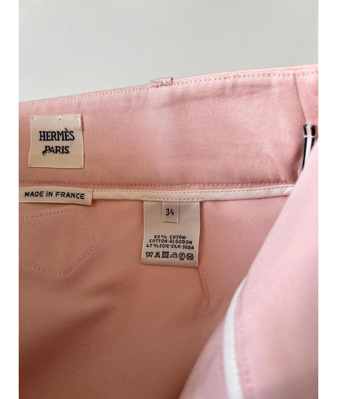 HERMES Коралловые шорты, фото 8