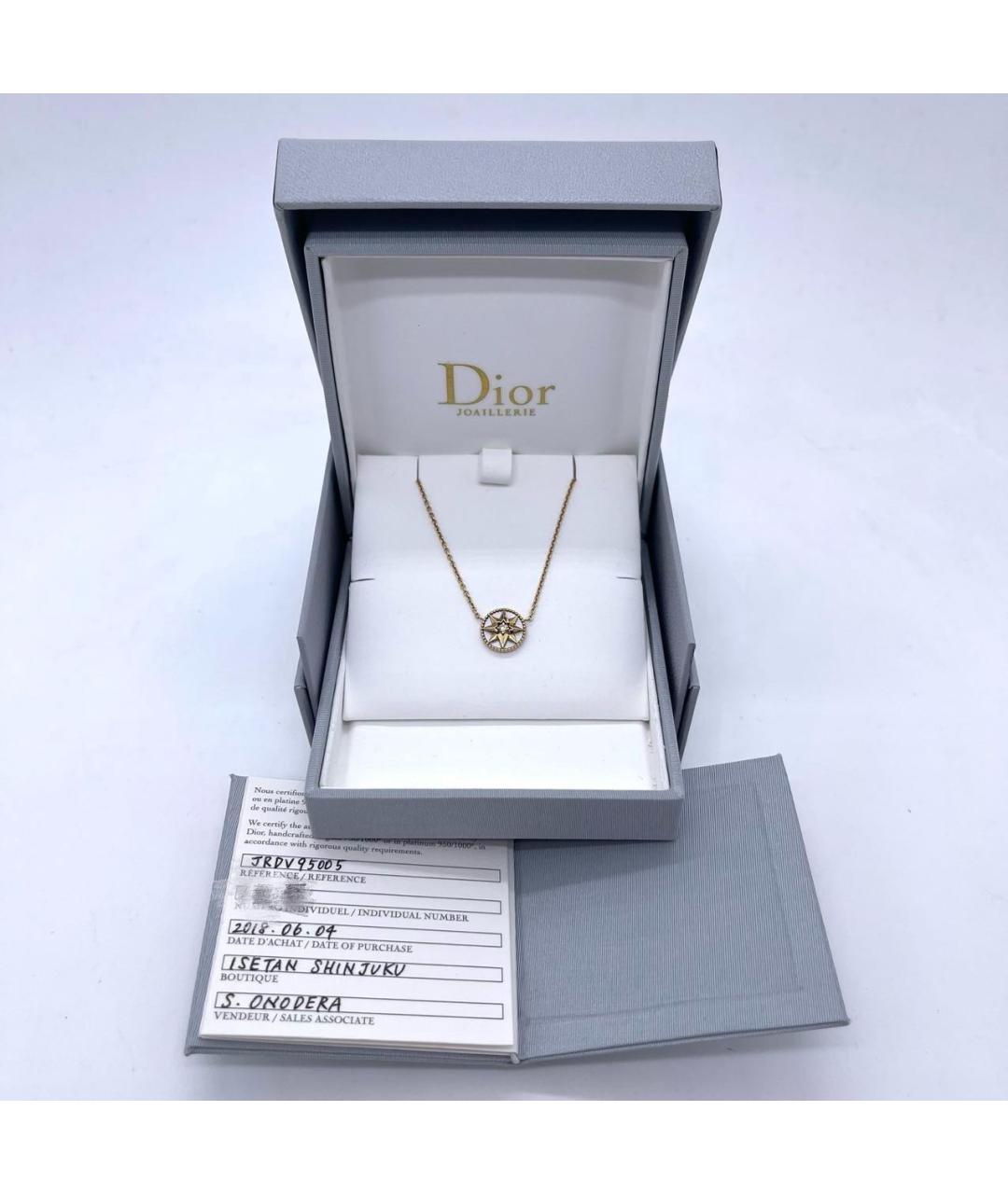 CHRISTIAN DIOR Золотое колье, фото 6