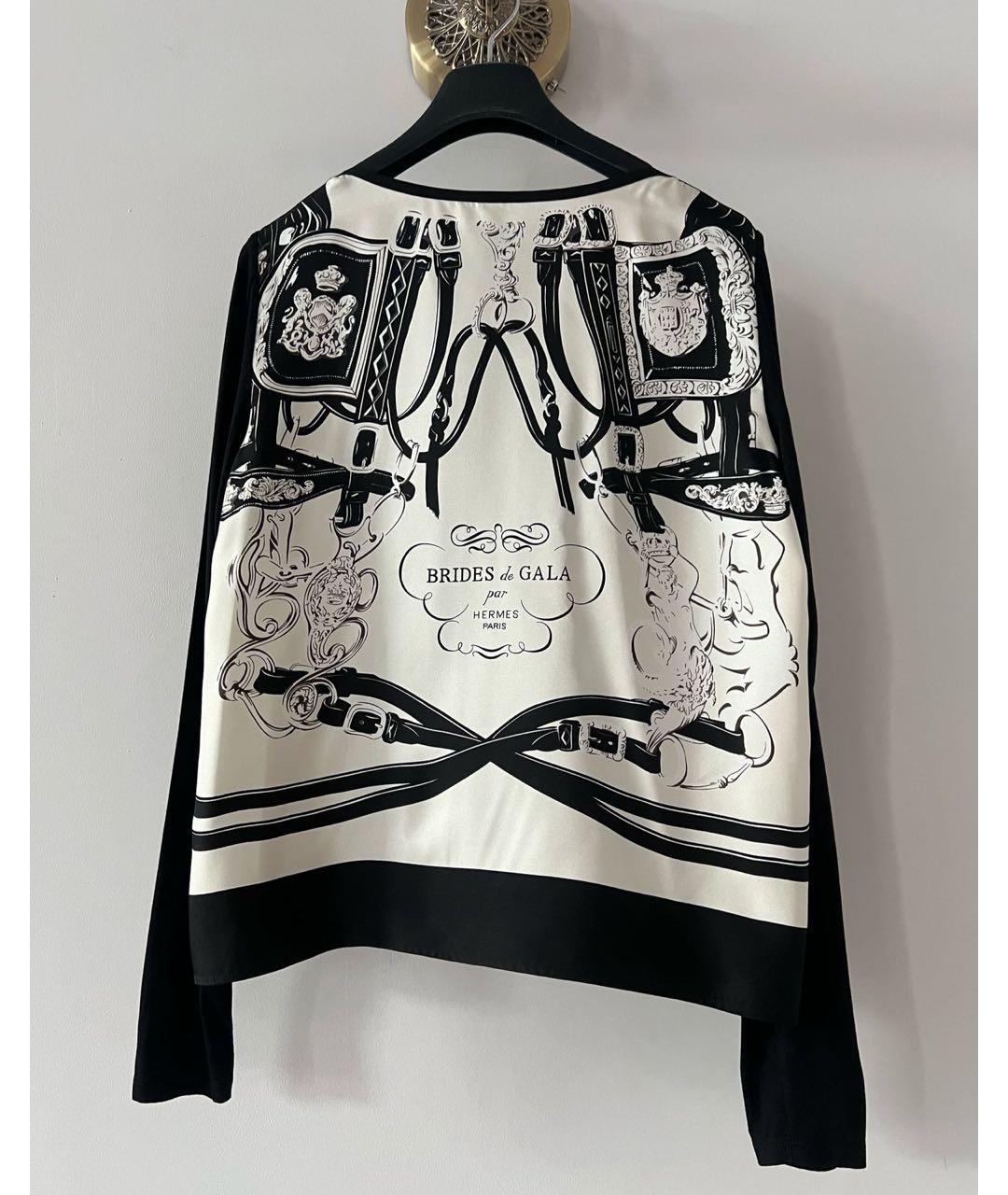 HERMES Шелковая блузы, фото 2