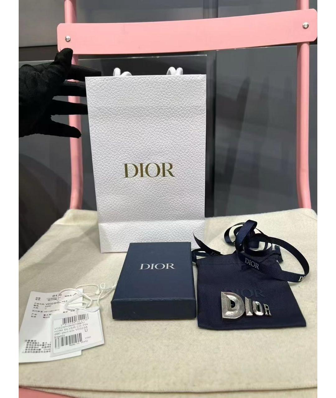 CHRISTIAN DIOR Серебряная булавка / брошь, фото 5