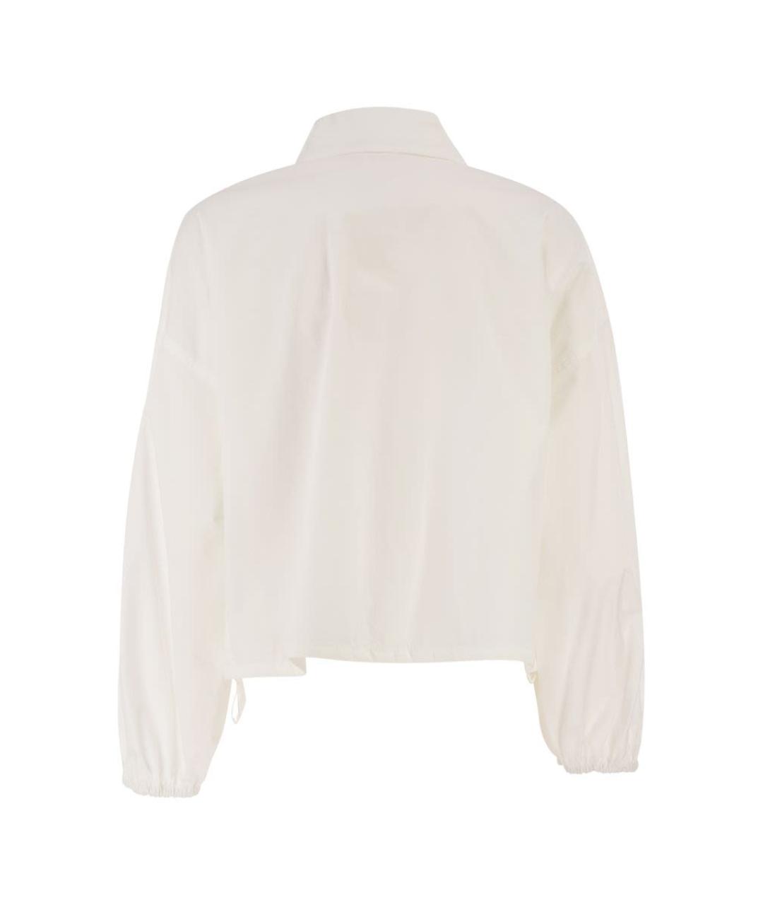 WEEKEND MAX MARA Белая хлопковая рубашка, фото 2