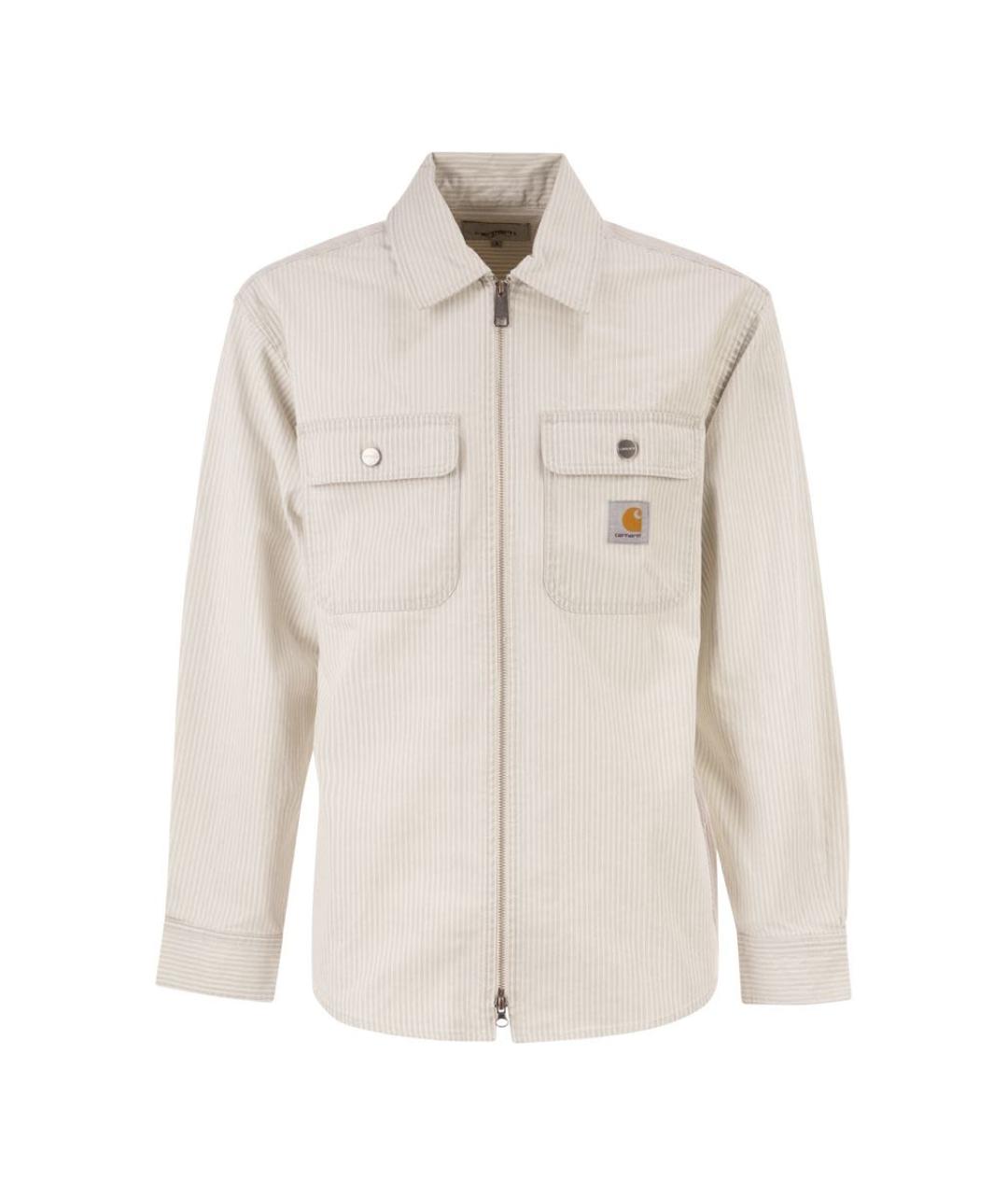 CARHARTT WIP Белая хлопковая кэжуал рубашка, фото 1