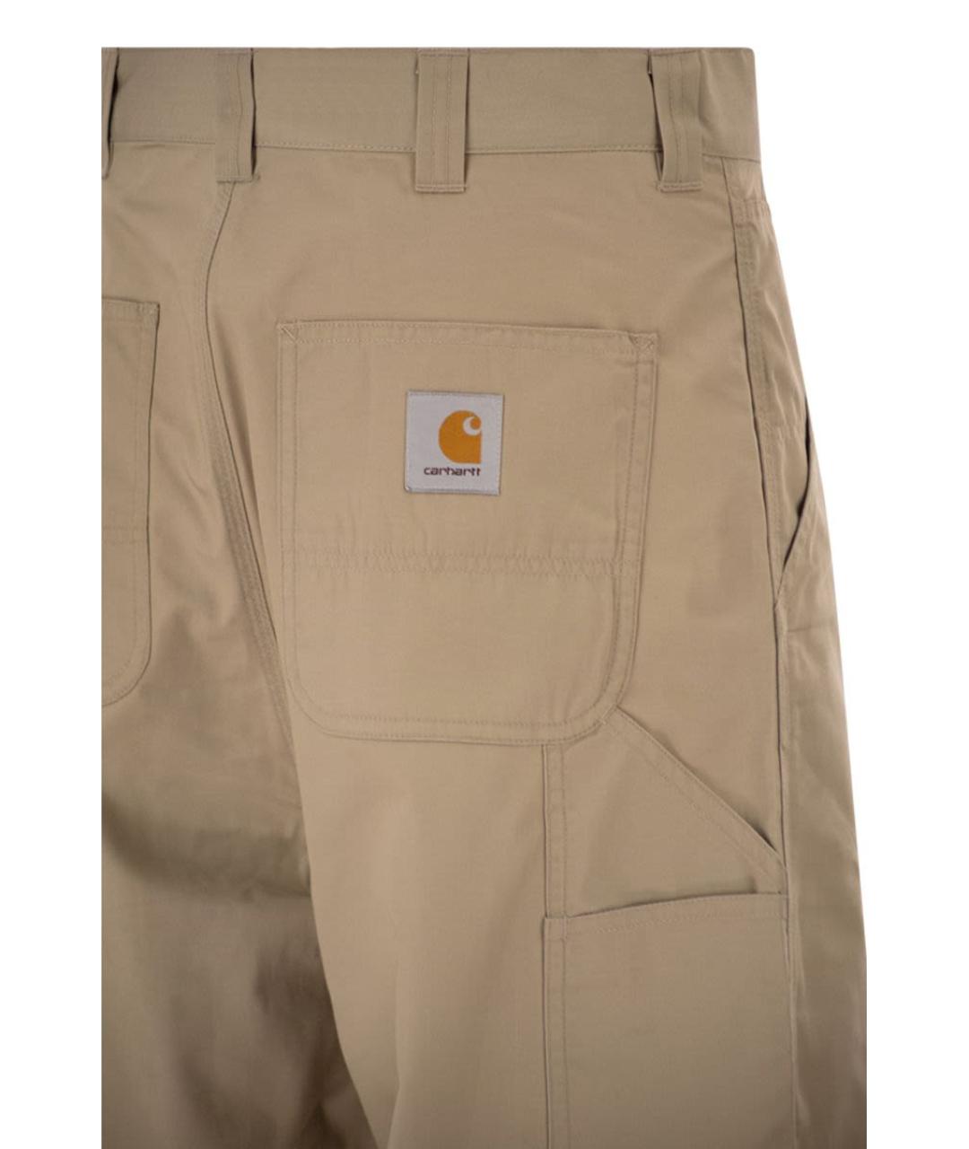 CARHARTT WIP Бежевые повседневные брюки, фото 4
