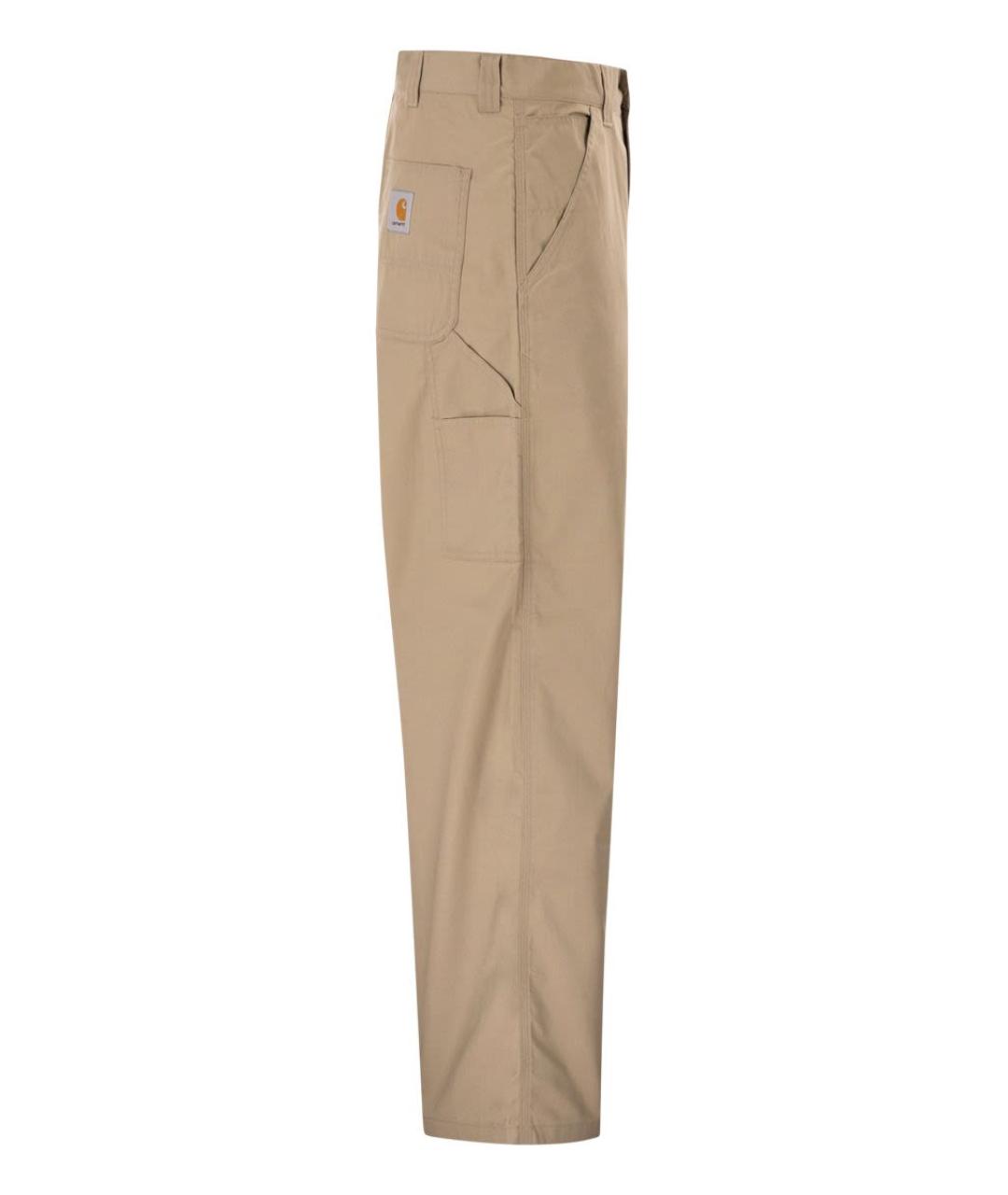 CARHARTT WIP Бежевые повседневные брюки, фото 3
