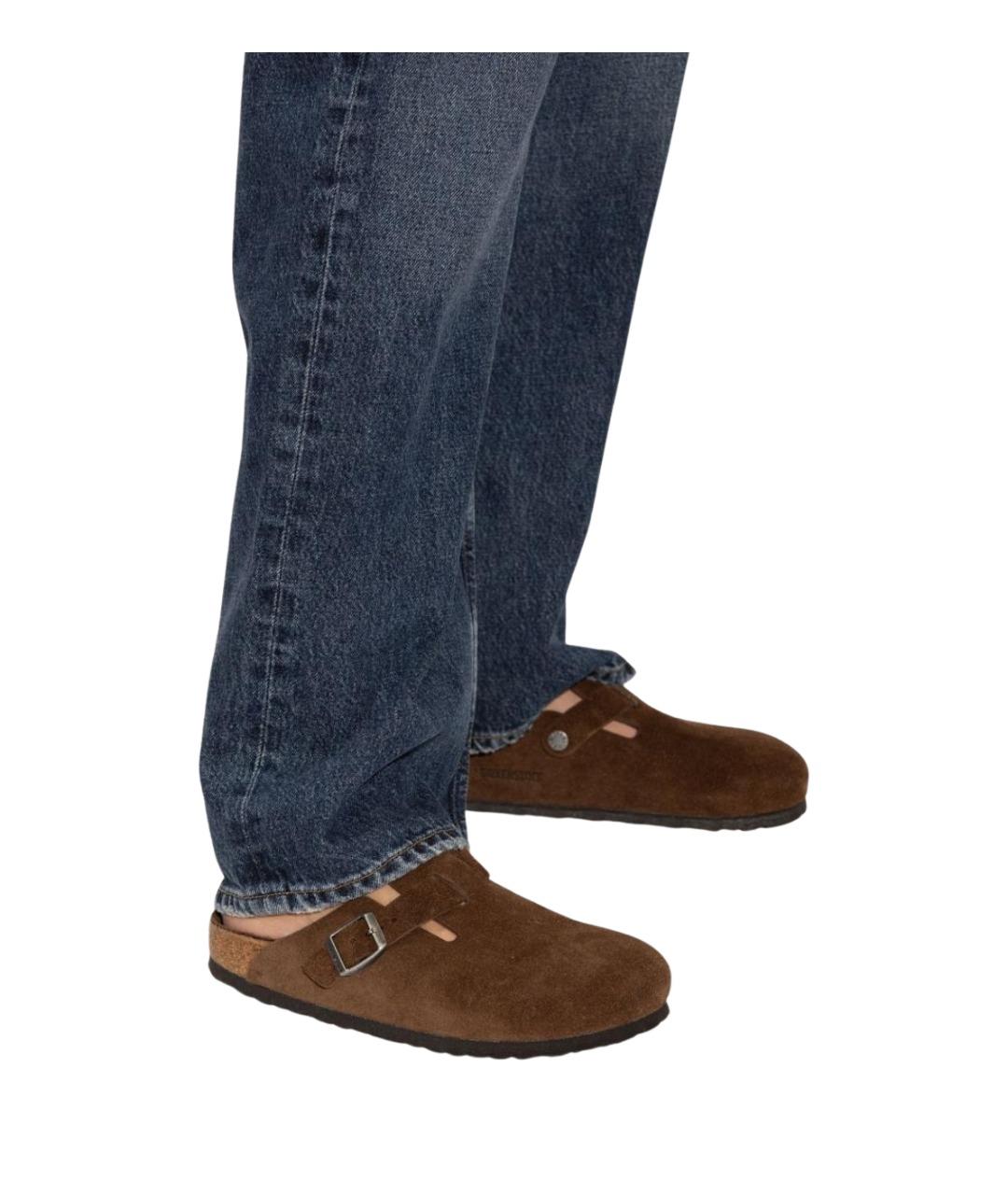 BIRKENSTOCK Коричневые замшевые сандалии, фото 2