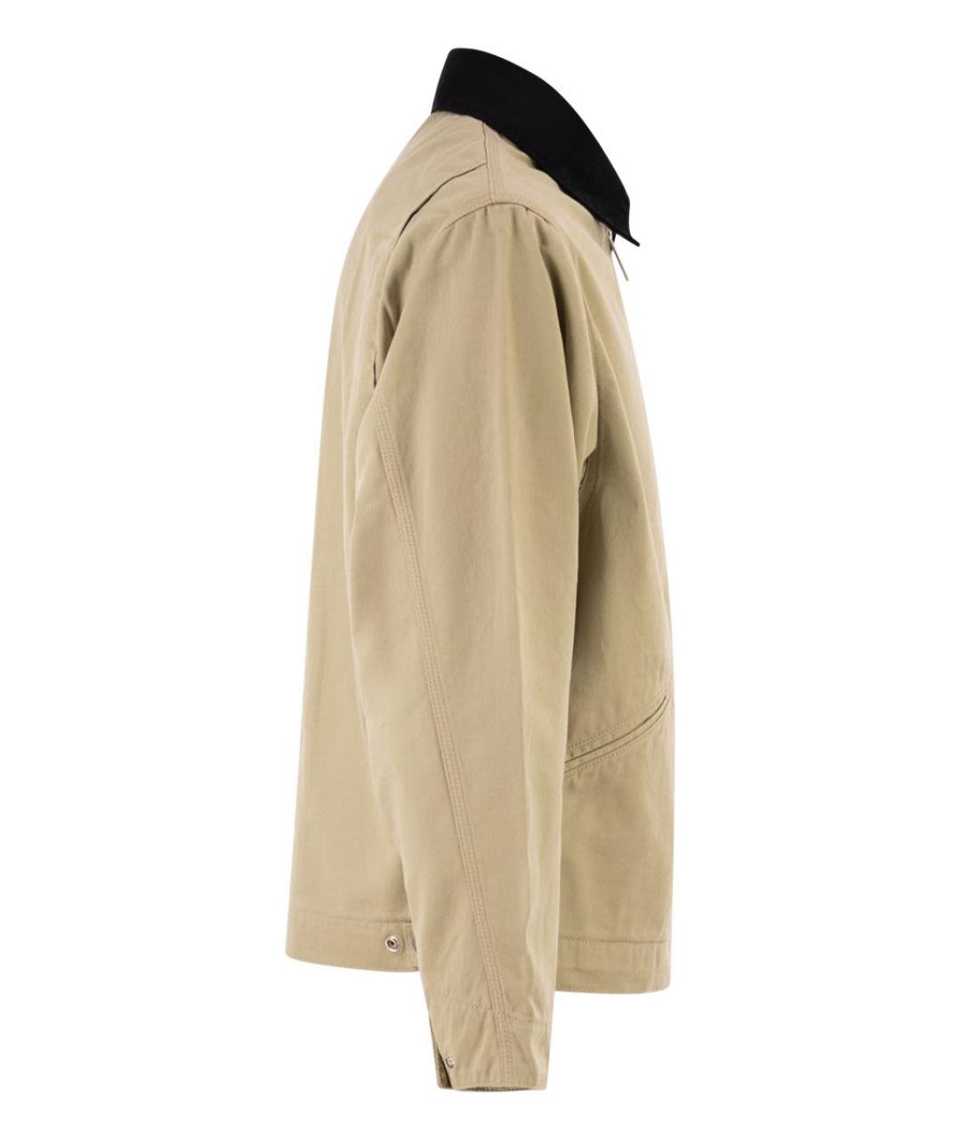 CARHARTT WIP Бежевая хлопковая куртка, фото 3