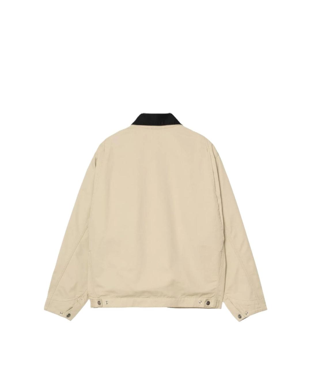CARHARTT WIP Бежевая хлопковая куртка, фото 2