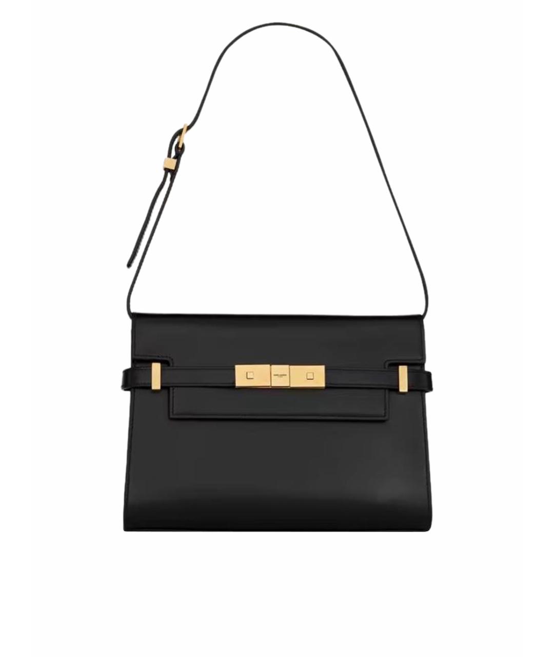 SAINT LAURENT Черная сумка через плечо, фото 1