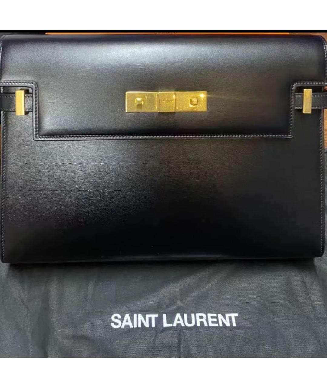 SAINT LAURENT Черная сумка через плечо, фото 4