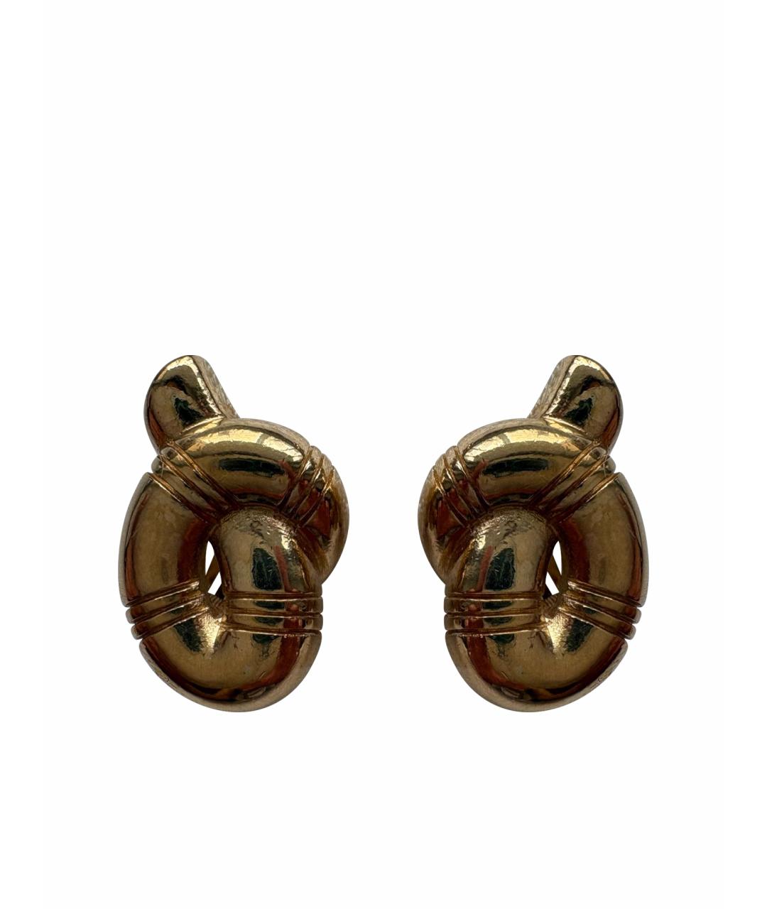 GIVENCHY Золотые металлические клипсы, фото 1