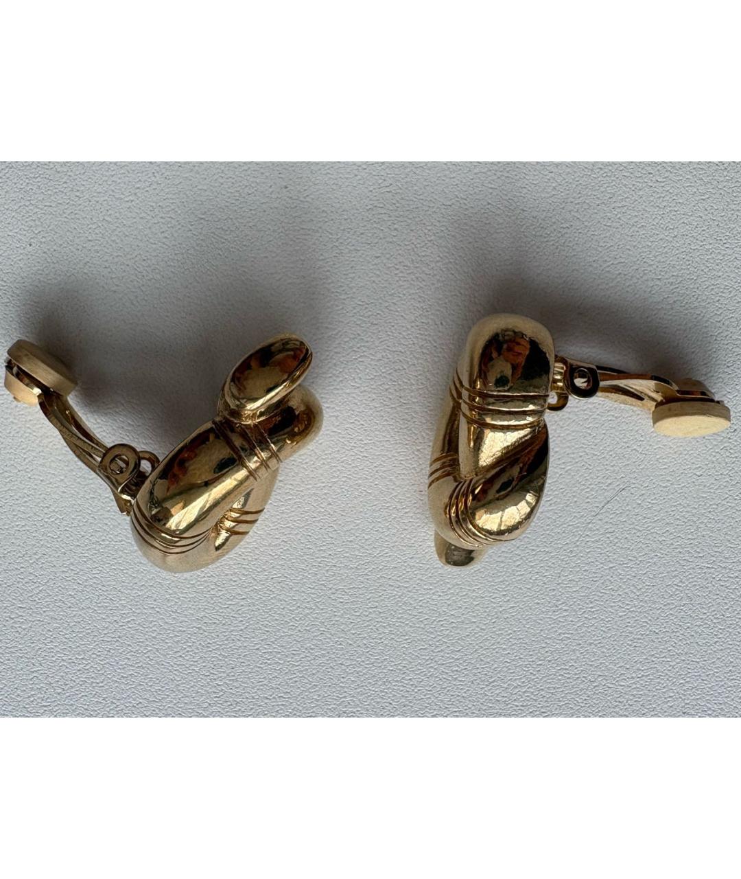 GIVENCHY Золотые металлические клипсы, фото 4