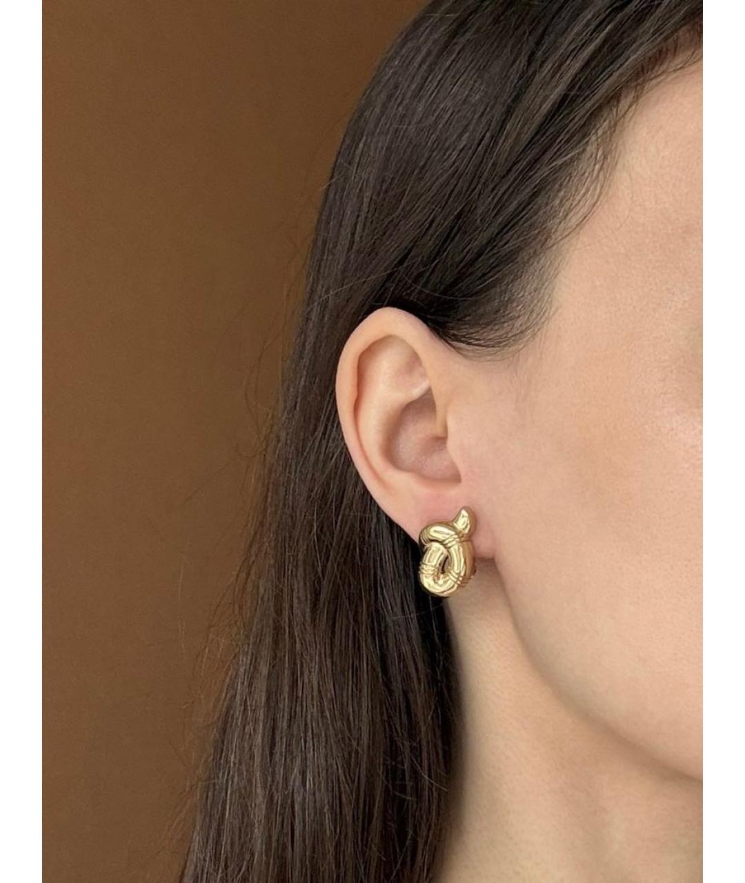 GIVENCHY Золотые металлические клипсы, фото 5