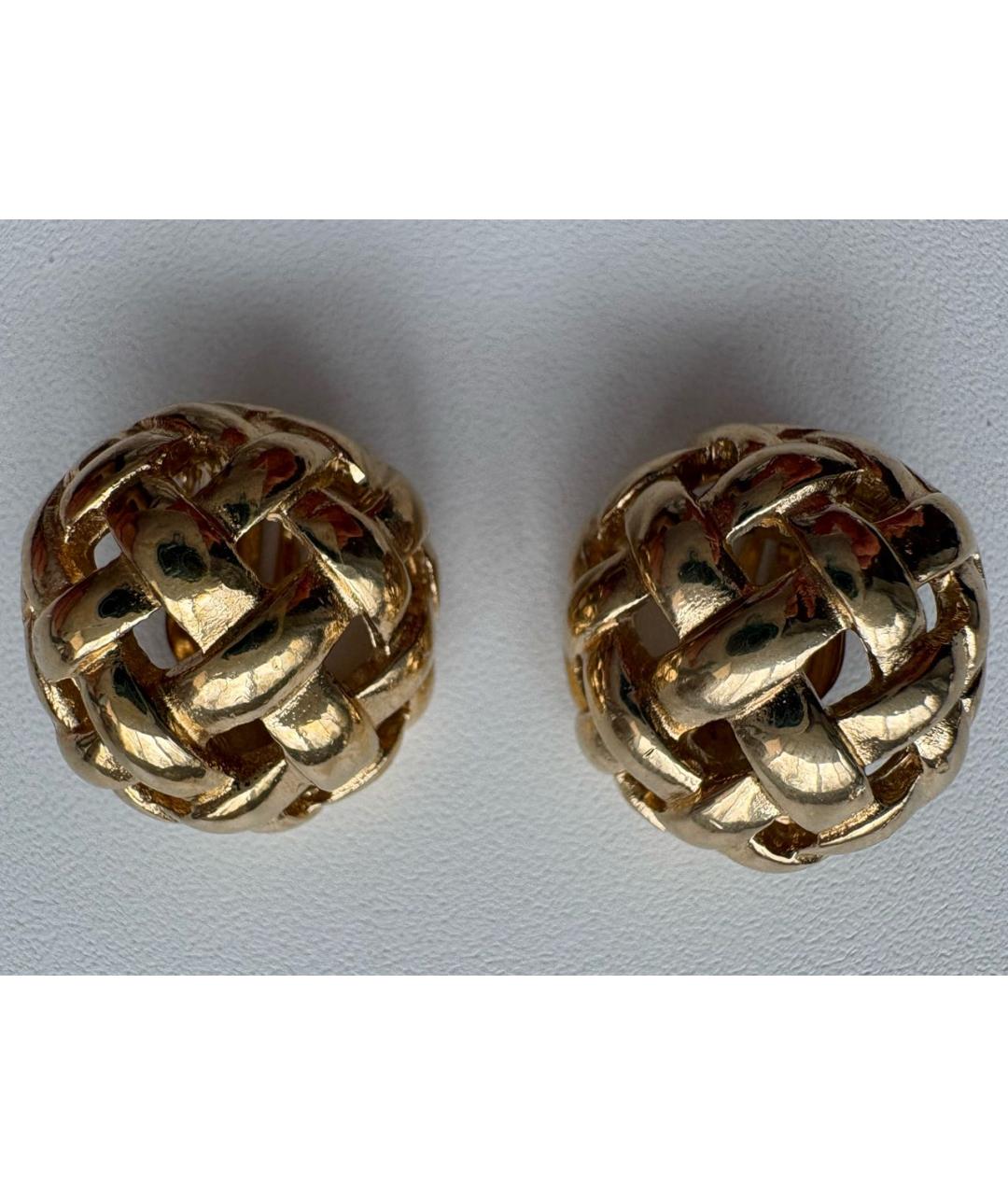 GIVENCHY Золотые металлические клипсы, фото 5