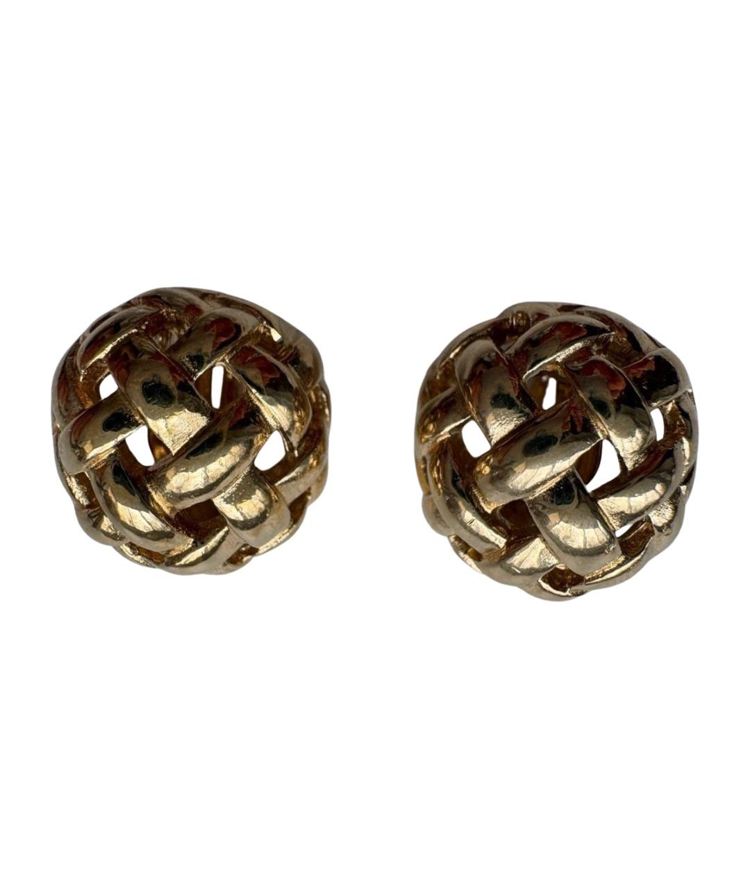 GIVENCHY Золотые металлические клипсы, фото 1