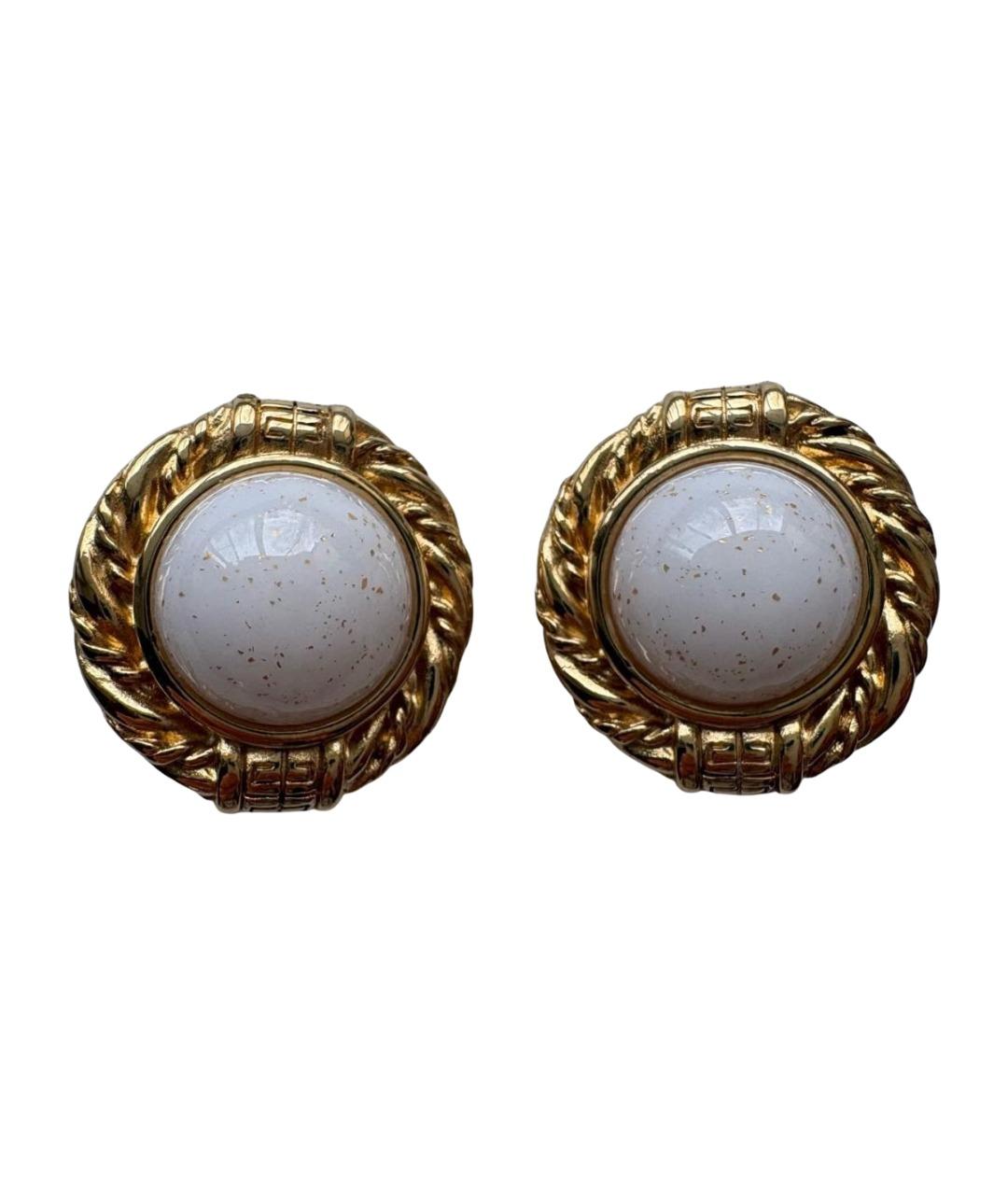 GIVENCHY Золотые металлические клипсы, фото 1