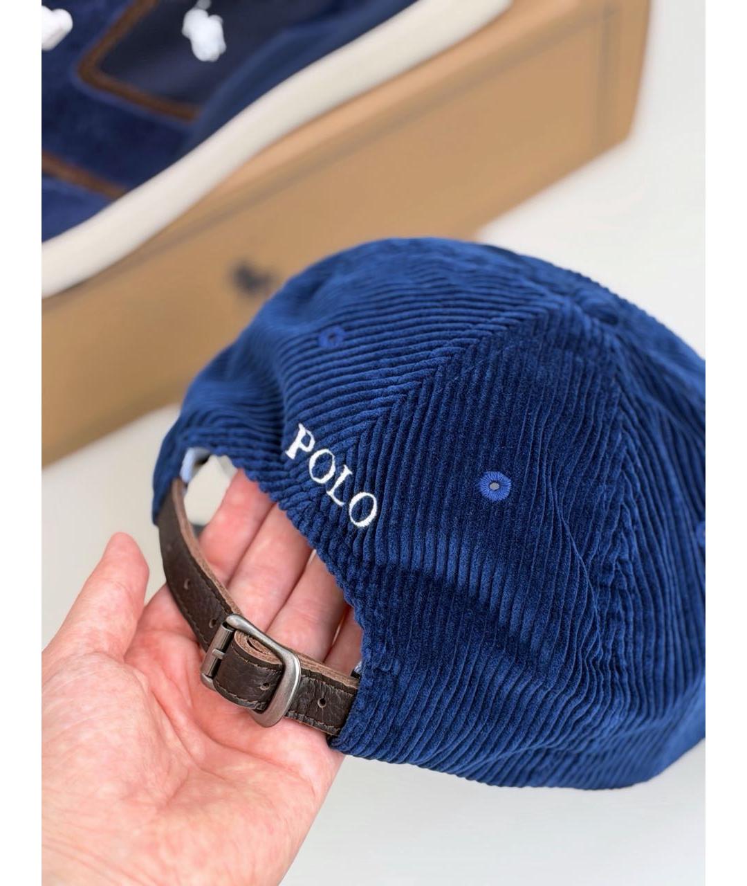 POLO RALPH LAUREN Темно-синяя кепка/бейсболка, фото 3