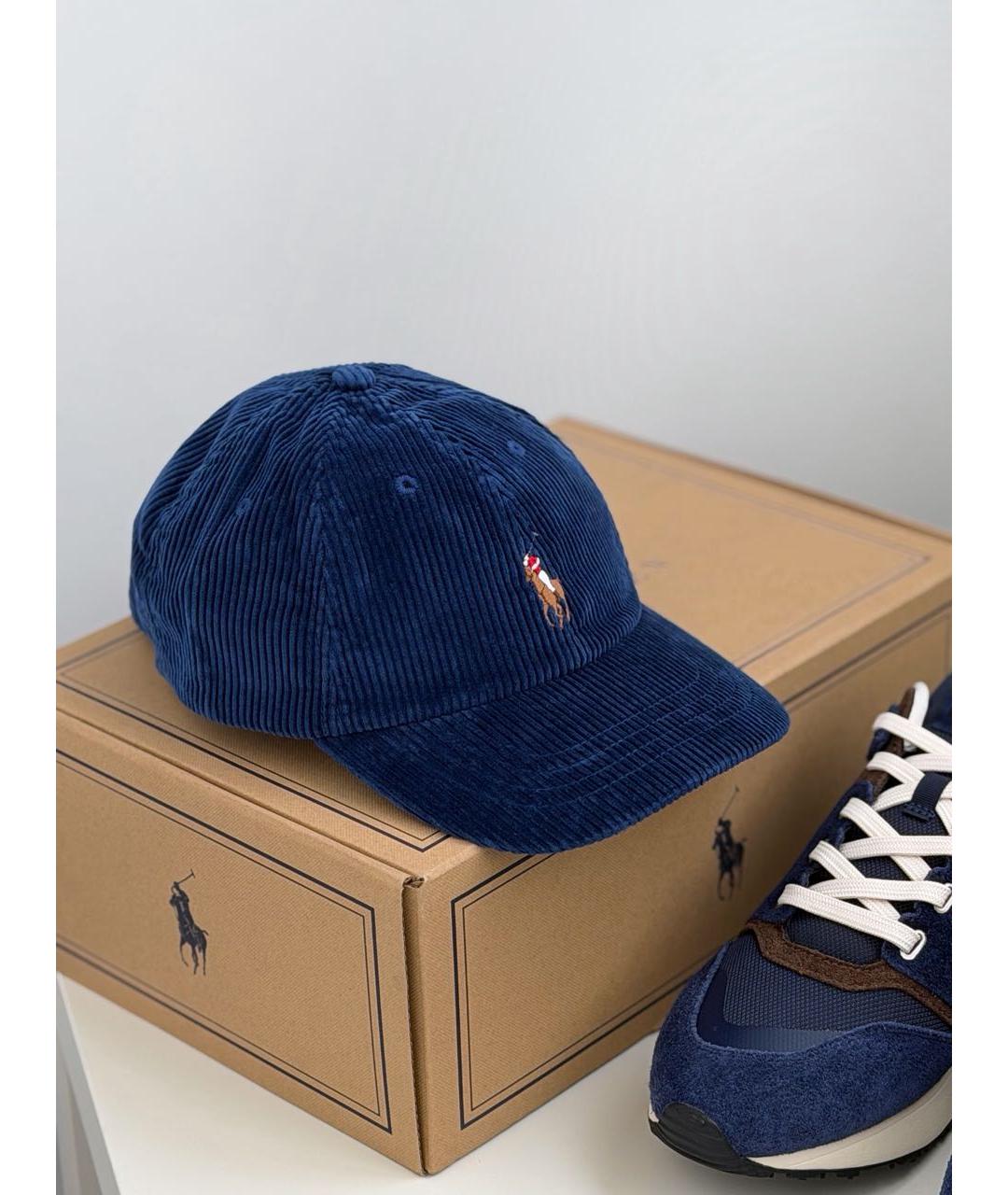 POLO RALPH LAUREN Темно-синяя кепка/бейсболка, фото 2