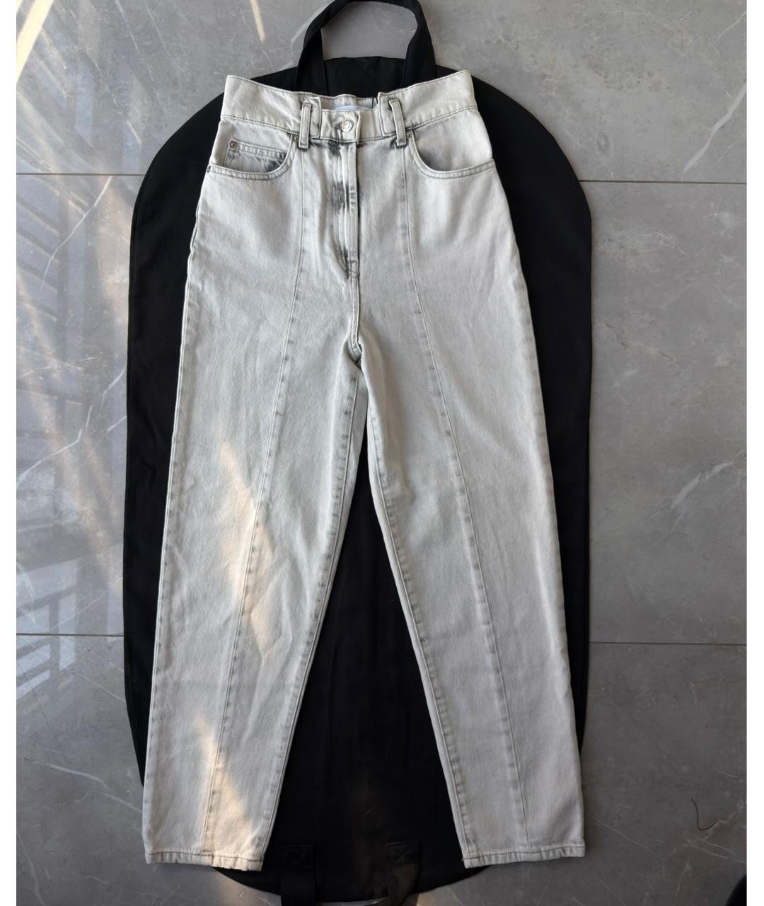 IRO Серые прямые джинсы, фото 5