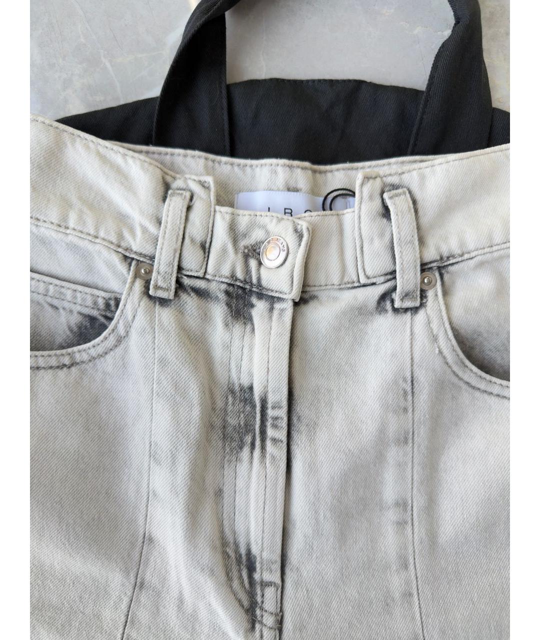 IRO Серые прямые джинсы, фото 3