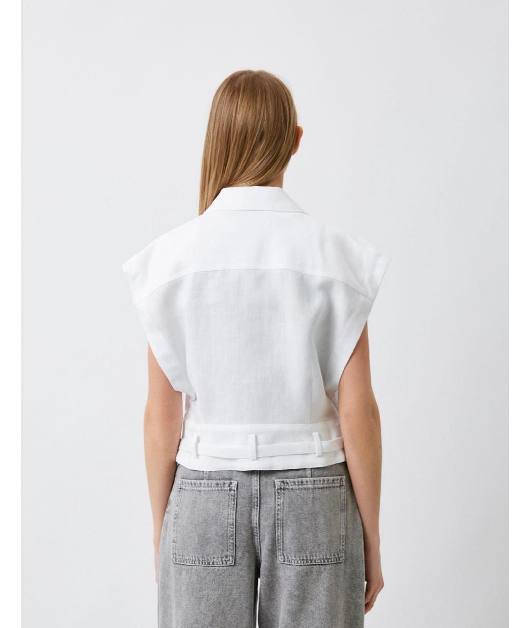 IRO Фиолетовый льняной жилет, фото 7