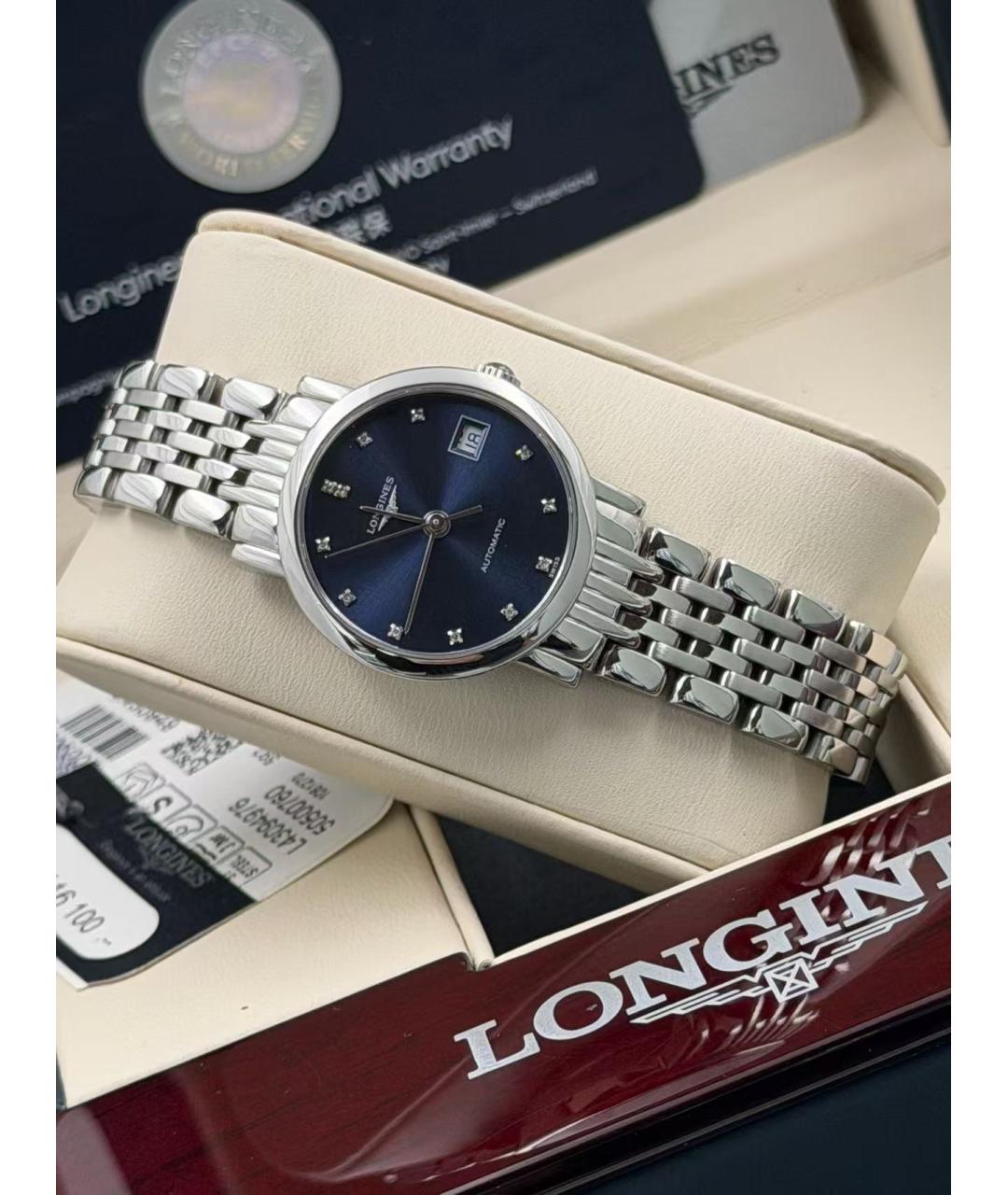 LONGINES Серебряные часы, фото 2