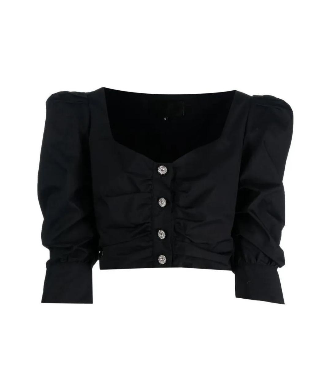 PHILIPP PLEIN Черная хлопковая блузы, фото 1