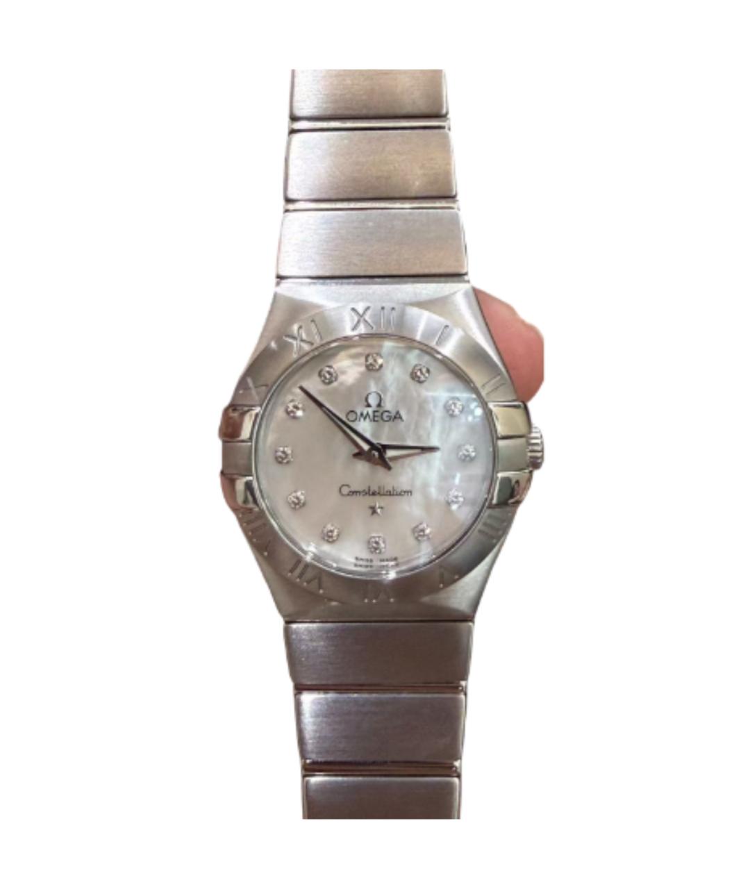 OMEGA Серебряные часы, фото 7