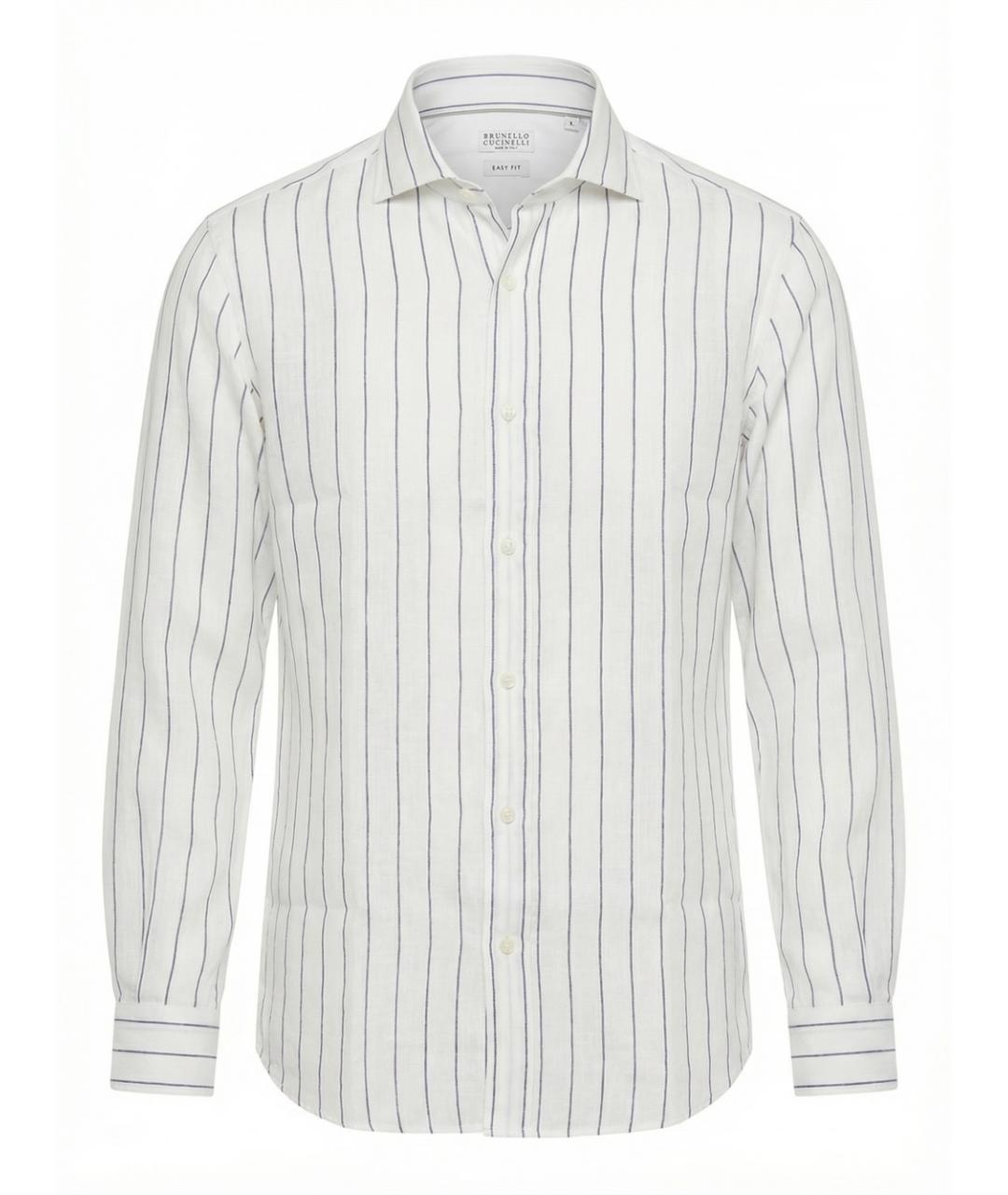 BRUNELLO CUCINELLI Мульти льняная кэжуал рубашка, фото 1