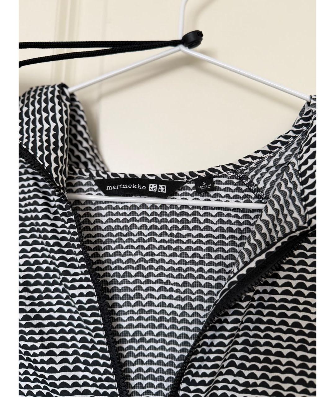 MARIMEKKO Черный полиэстеровый тренч/плащ, фото 3