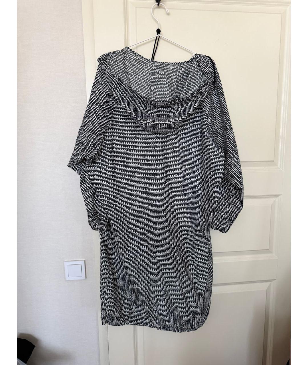 MARIMEKKO Черный полиэстеровый тренч/плащ, фото 2