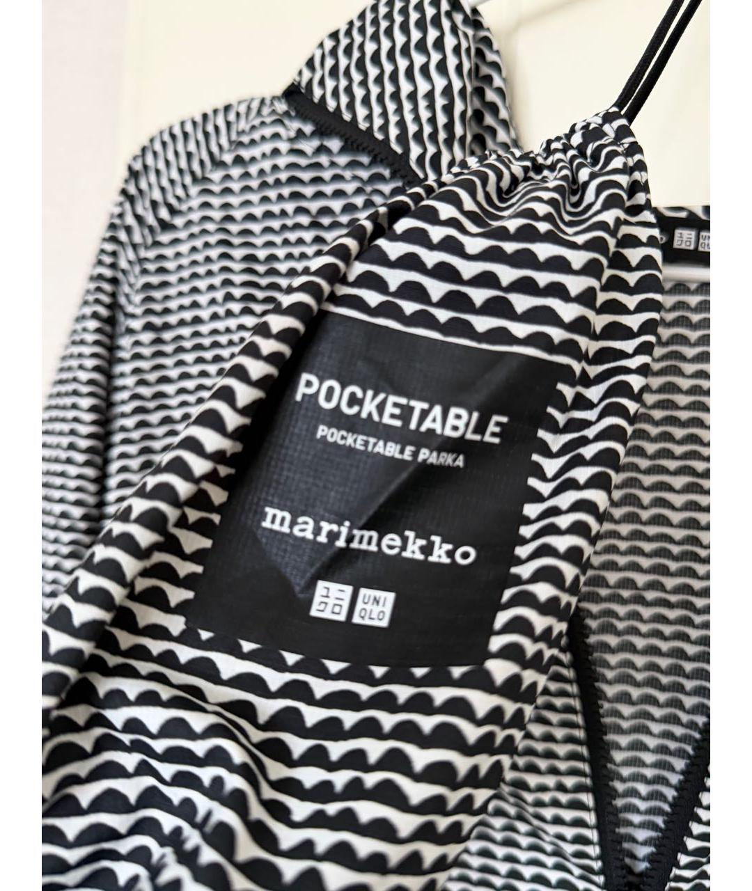 MARIMEKKO Черный полиэстеровый тренч/плащ, фото 4