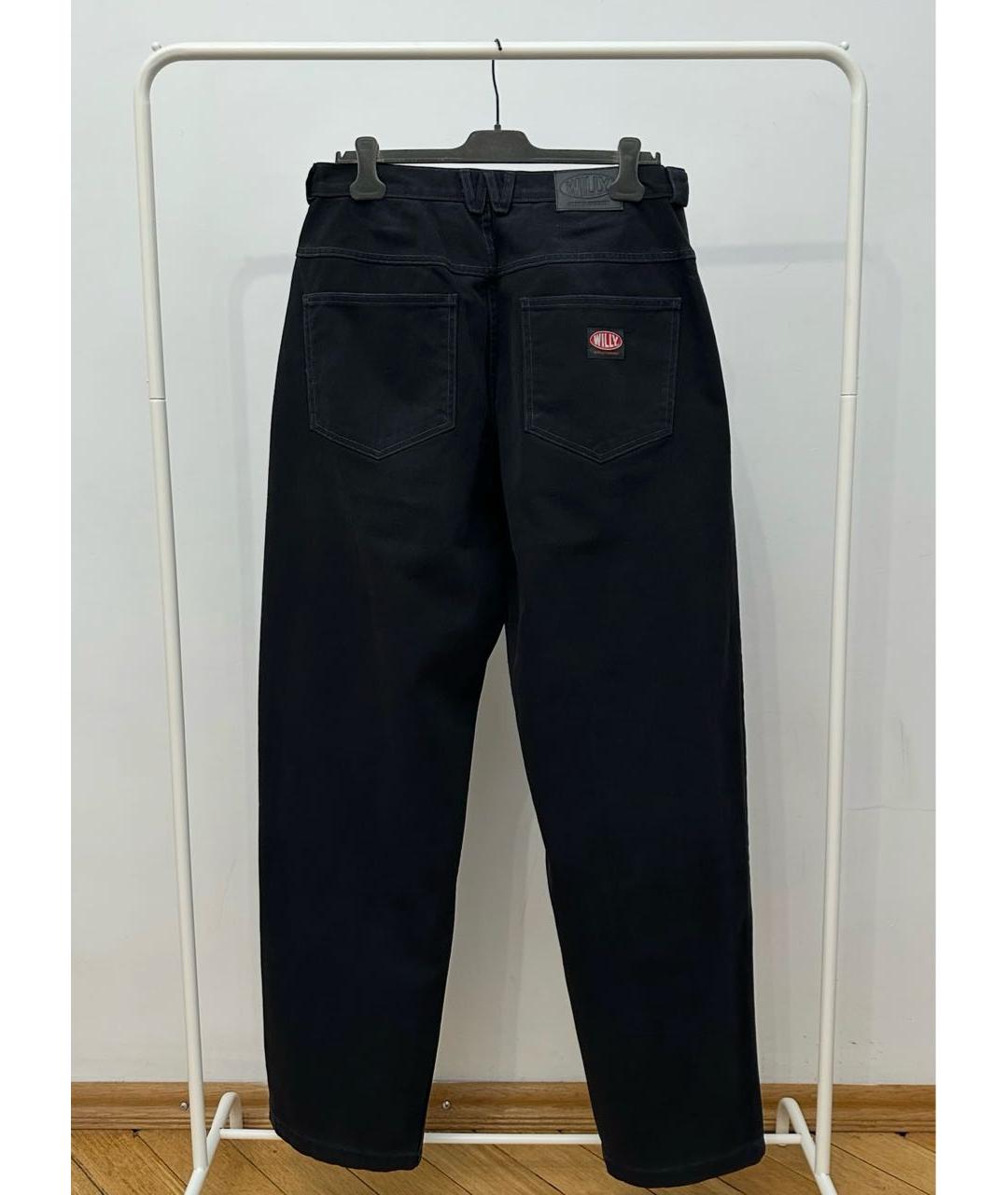 WILLY CHAVARRIA Черные хлопковые джинсы, фото 2