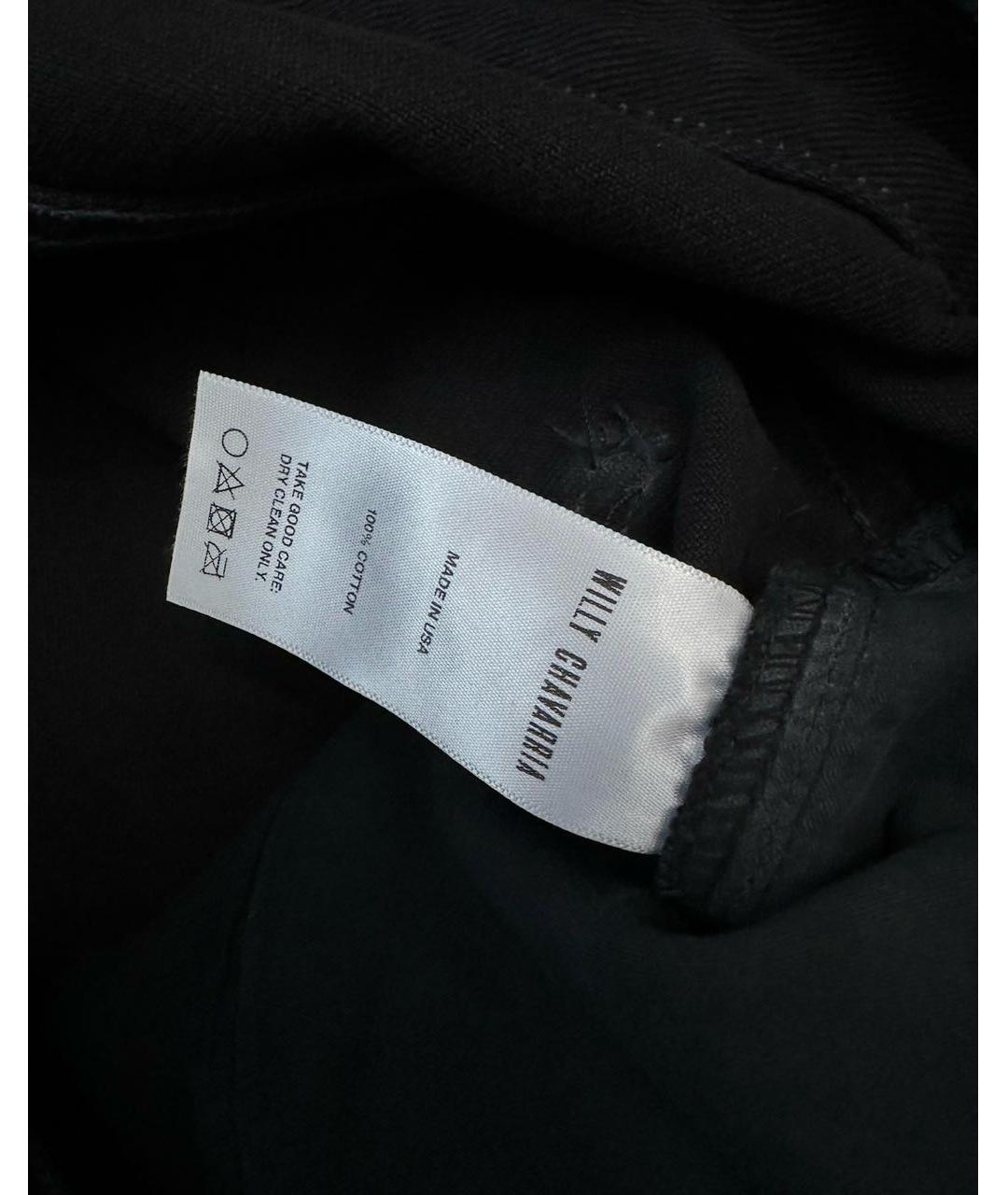 WILLY CHAVARRIA Черные хлопковые джинсы, фото 7