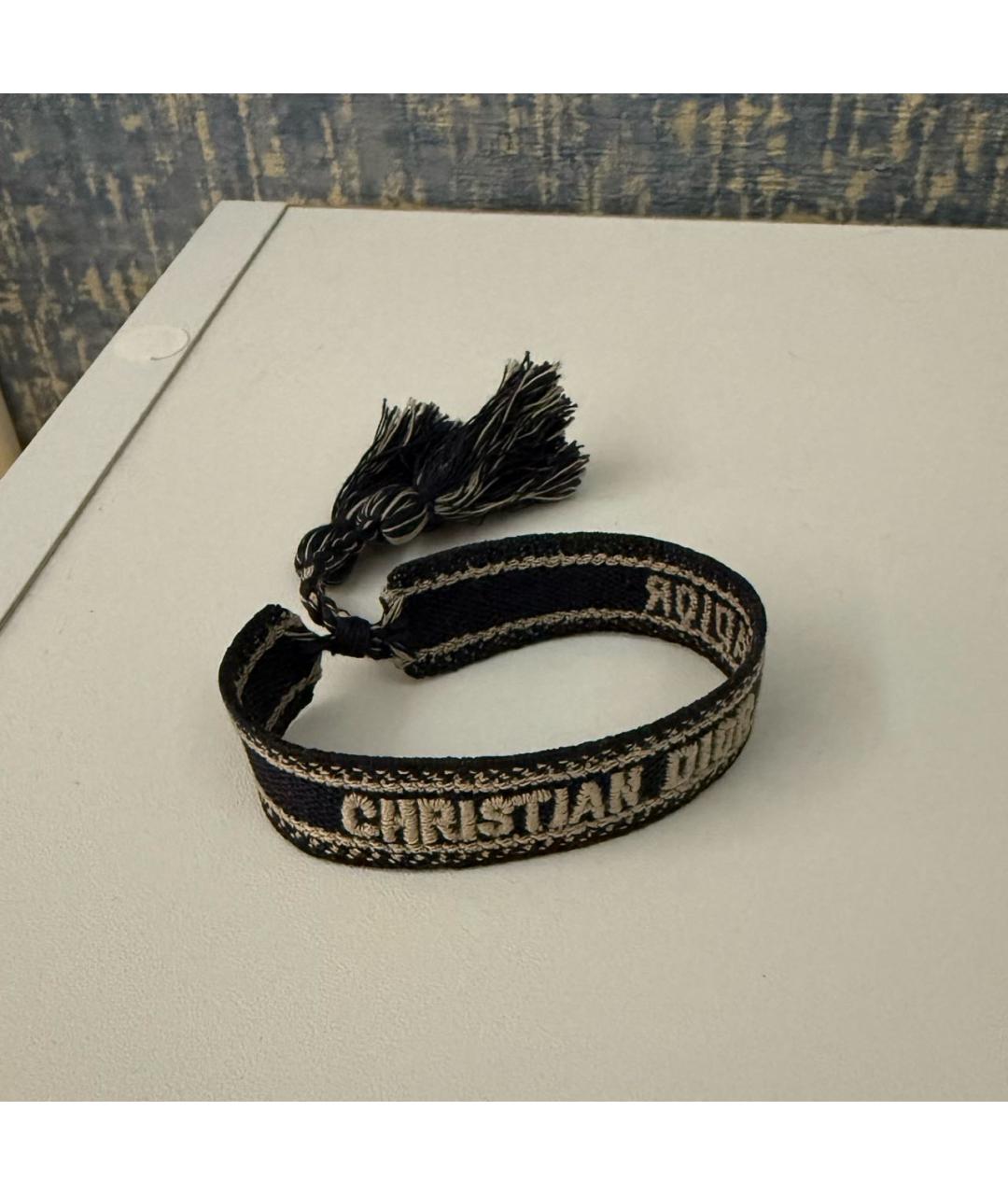 CHRISTIAN DIOR Черный браслет, фото 5