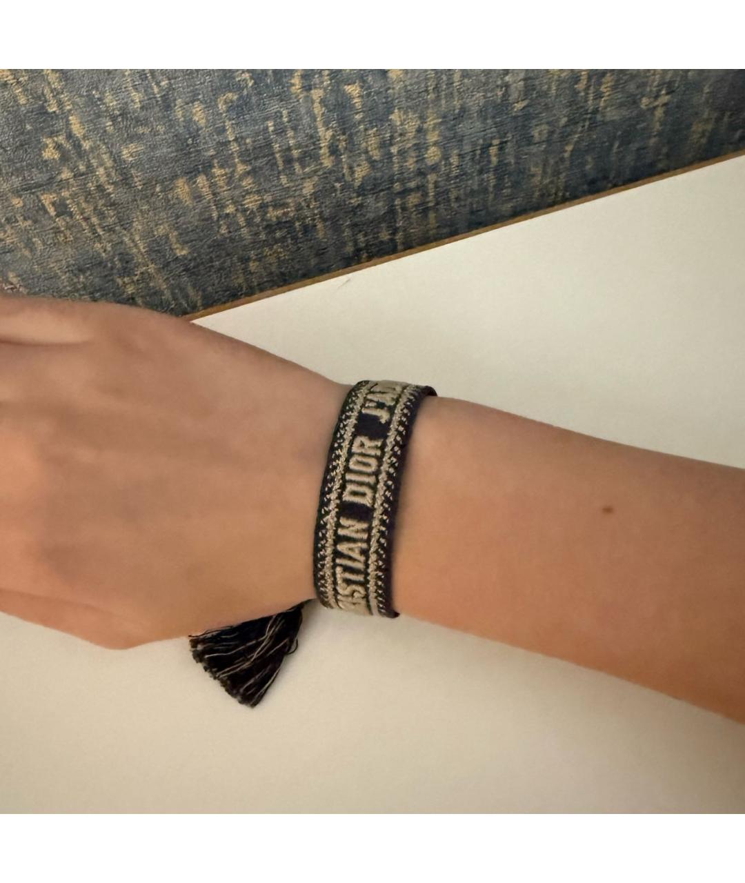CHRISTIAN DIOR Черный браслет, фото 3