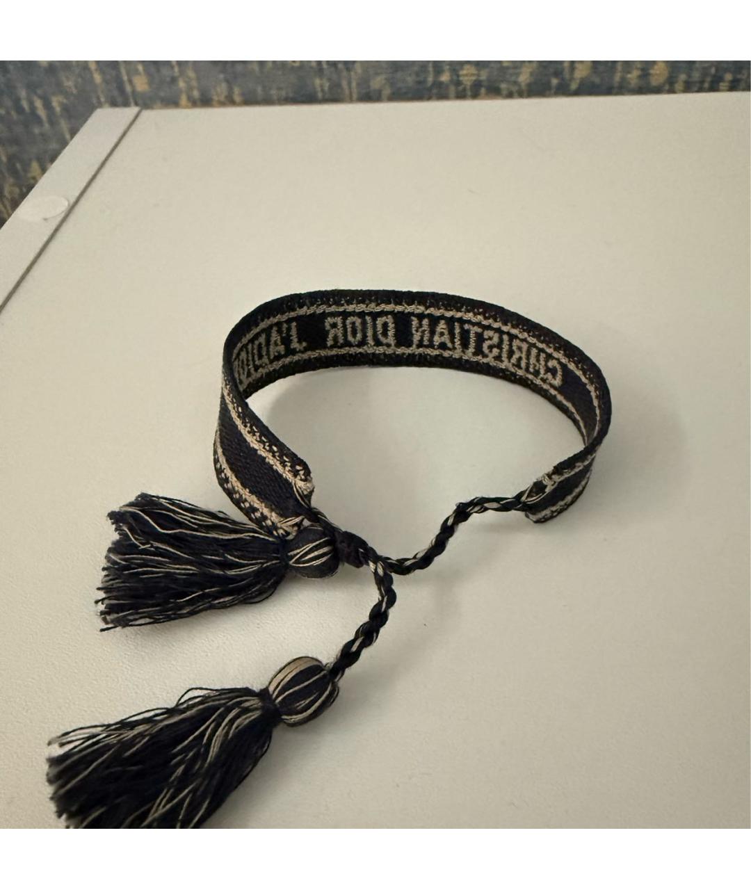 CHRISTIAN DIOR Черный браслет, фото 4
