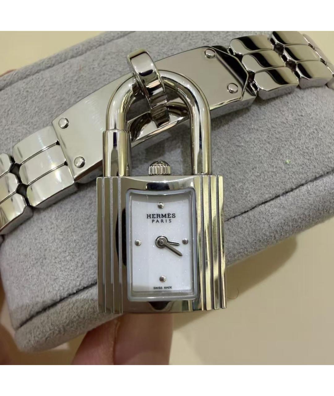 HERMES Серебряные часы, фото 6