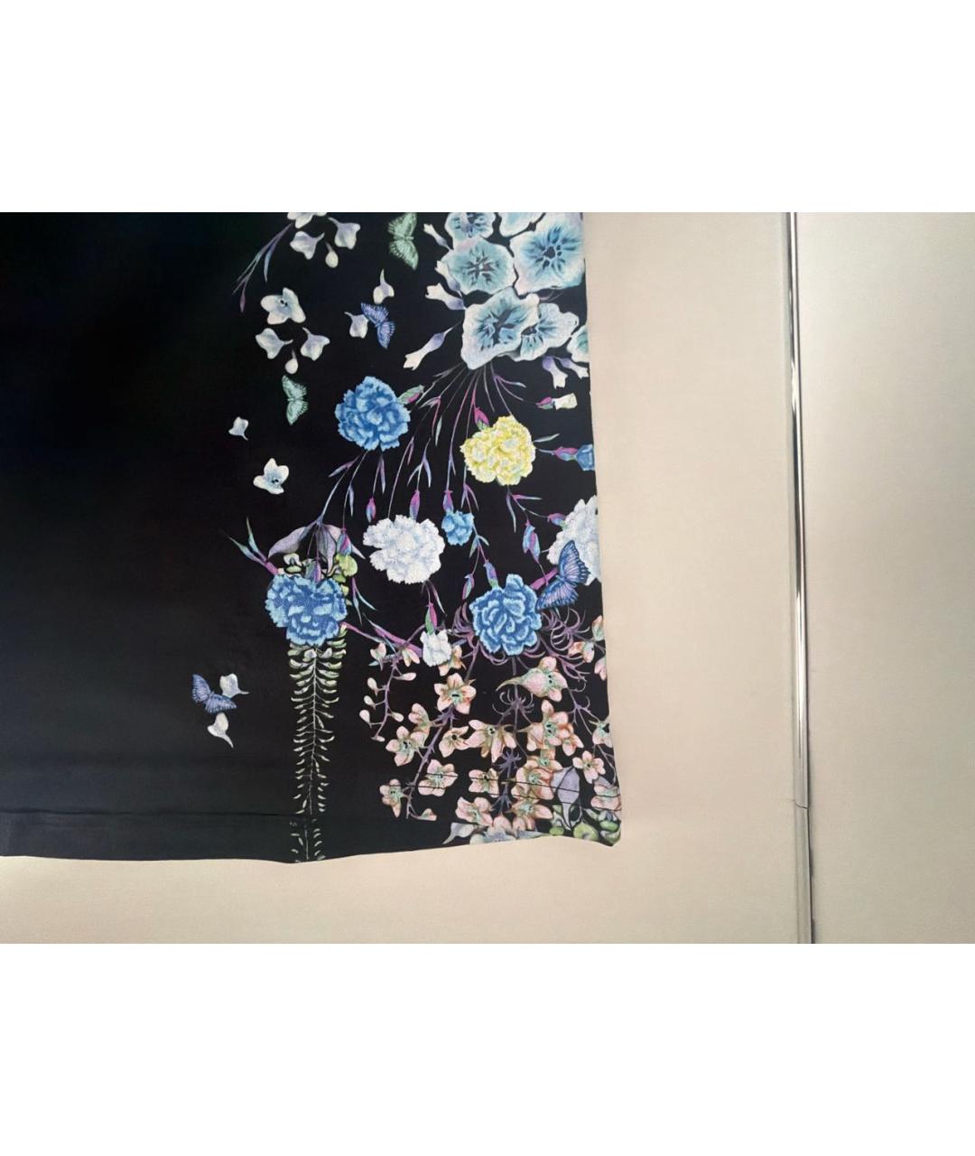 GIVENCHY Черная хлопко-эластановая футболка, фото 7