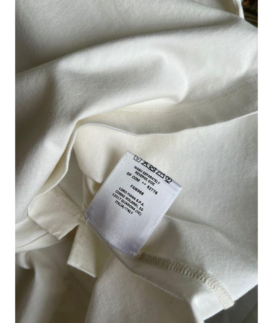 LORO PIANA Белая рубашка/блузка, фото 5